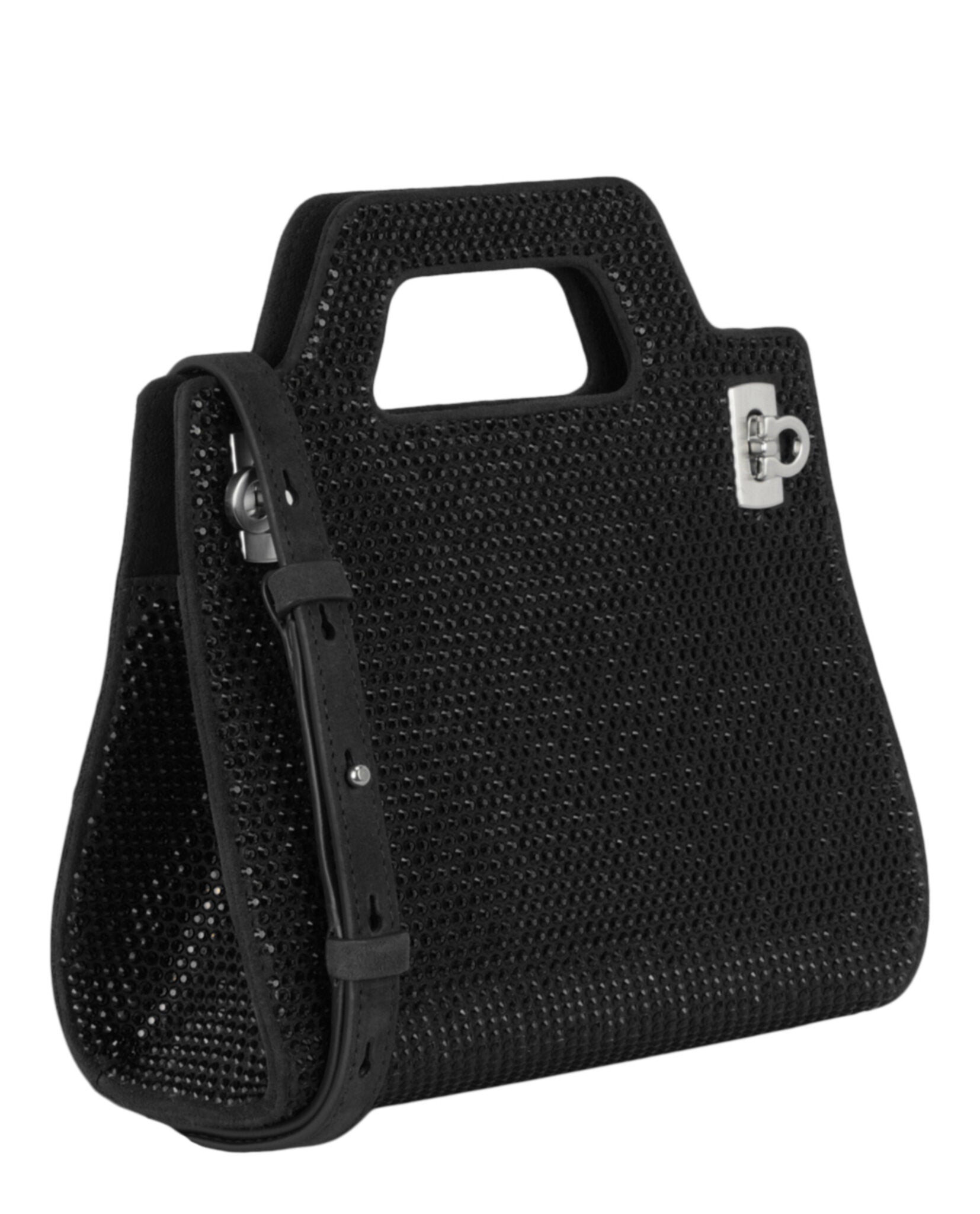 Wanda Mini Stain And Strass Top-Handle Bag