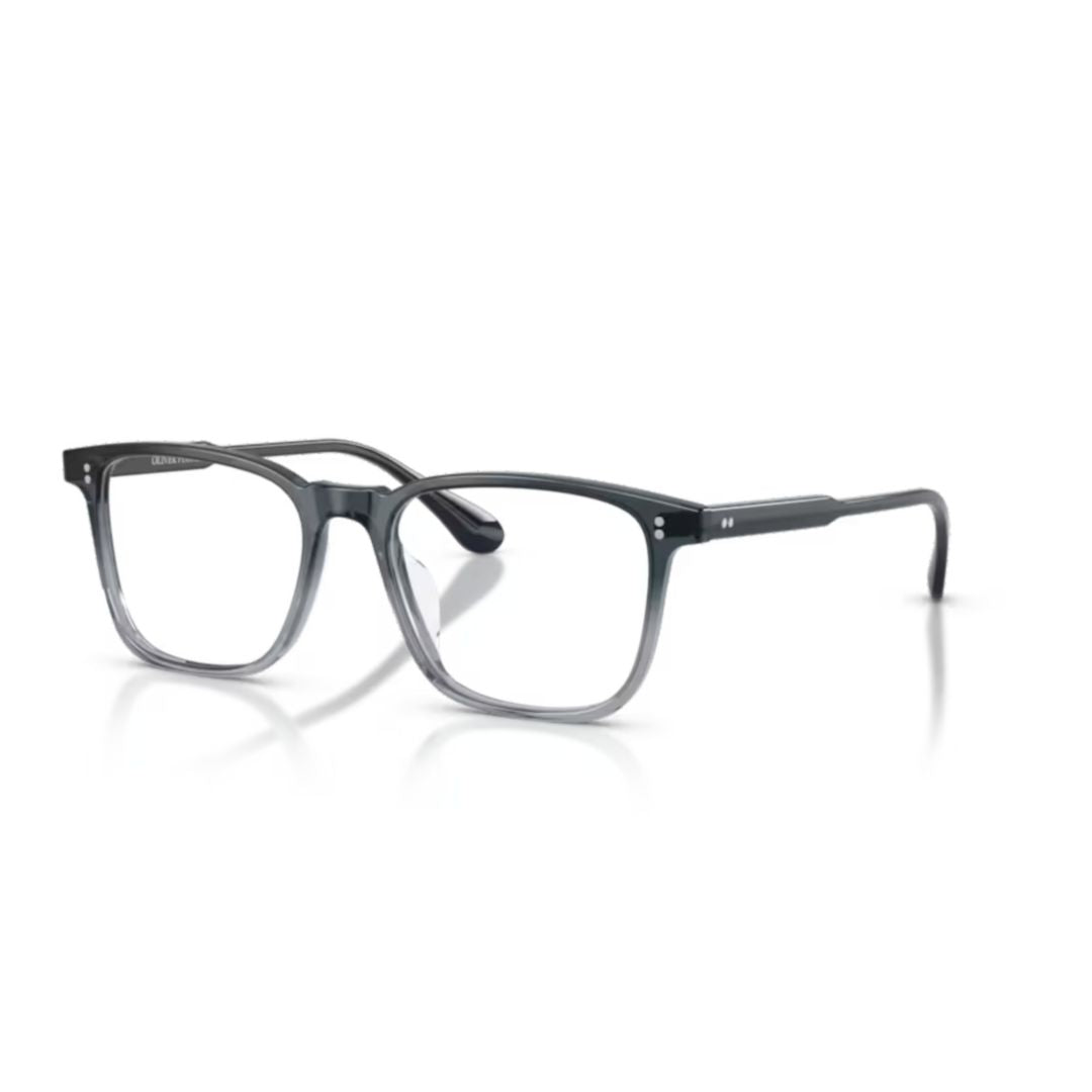 0ov5603u Rectangular Acetate Eyeglasses with Metallic Accents