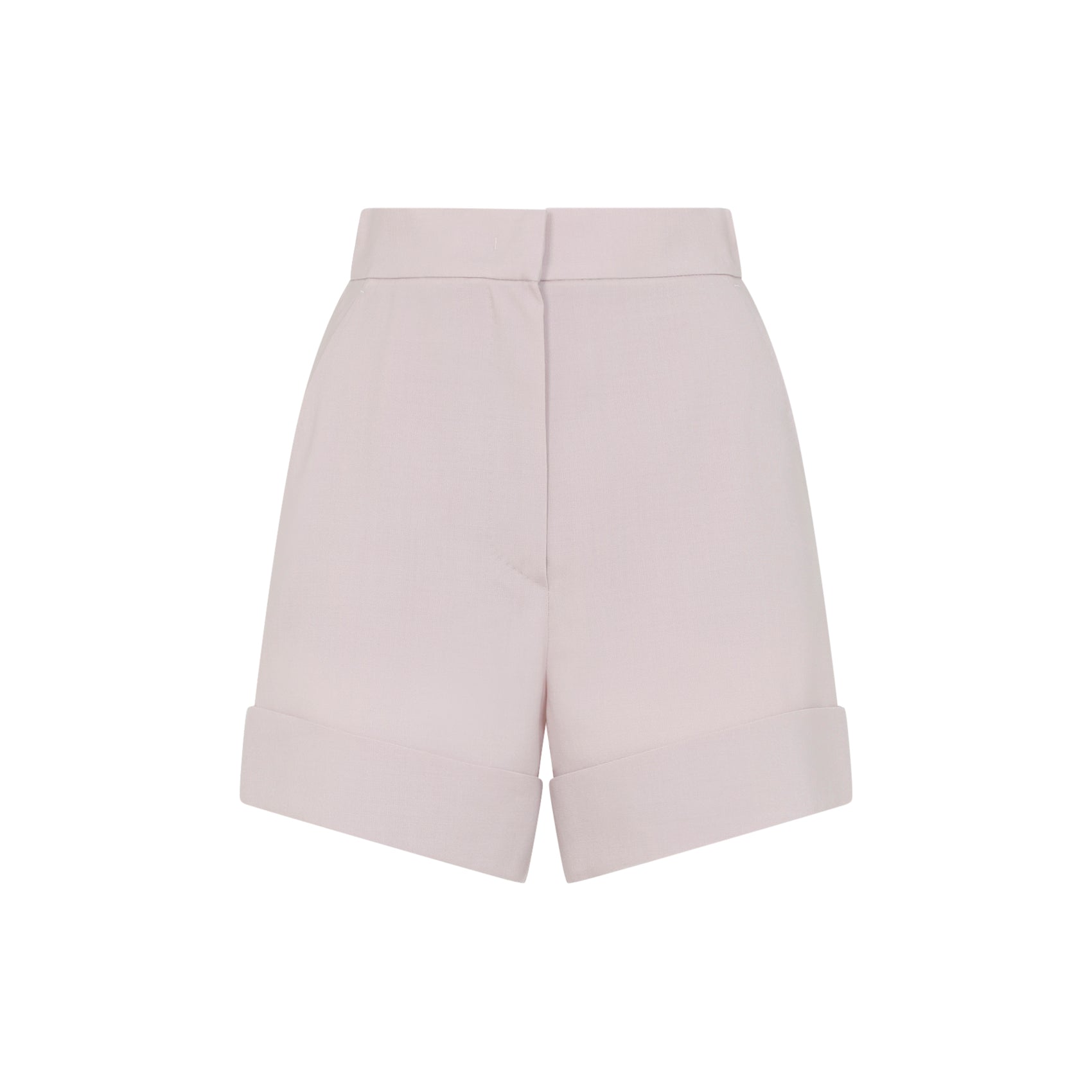 Tailored Bermuda Shorts with High Waist