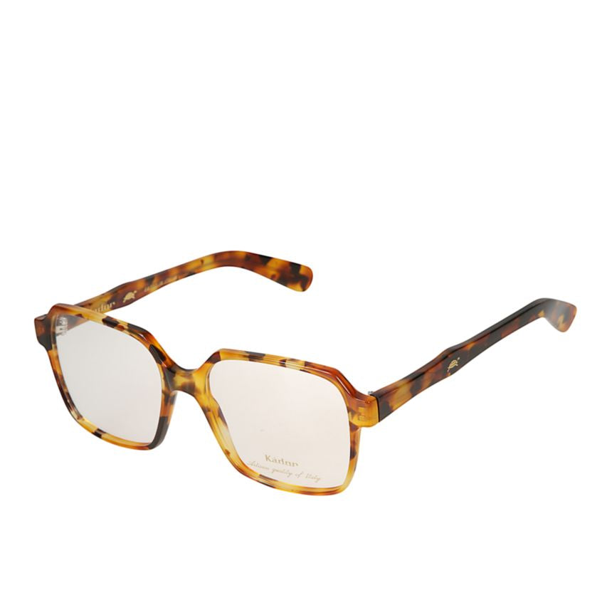 Lisa Bold Square Tortoiseshell Eyeglasses with Rounded Edges