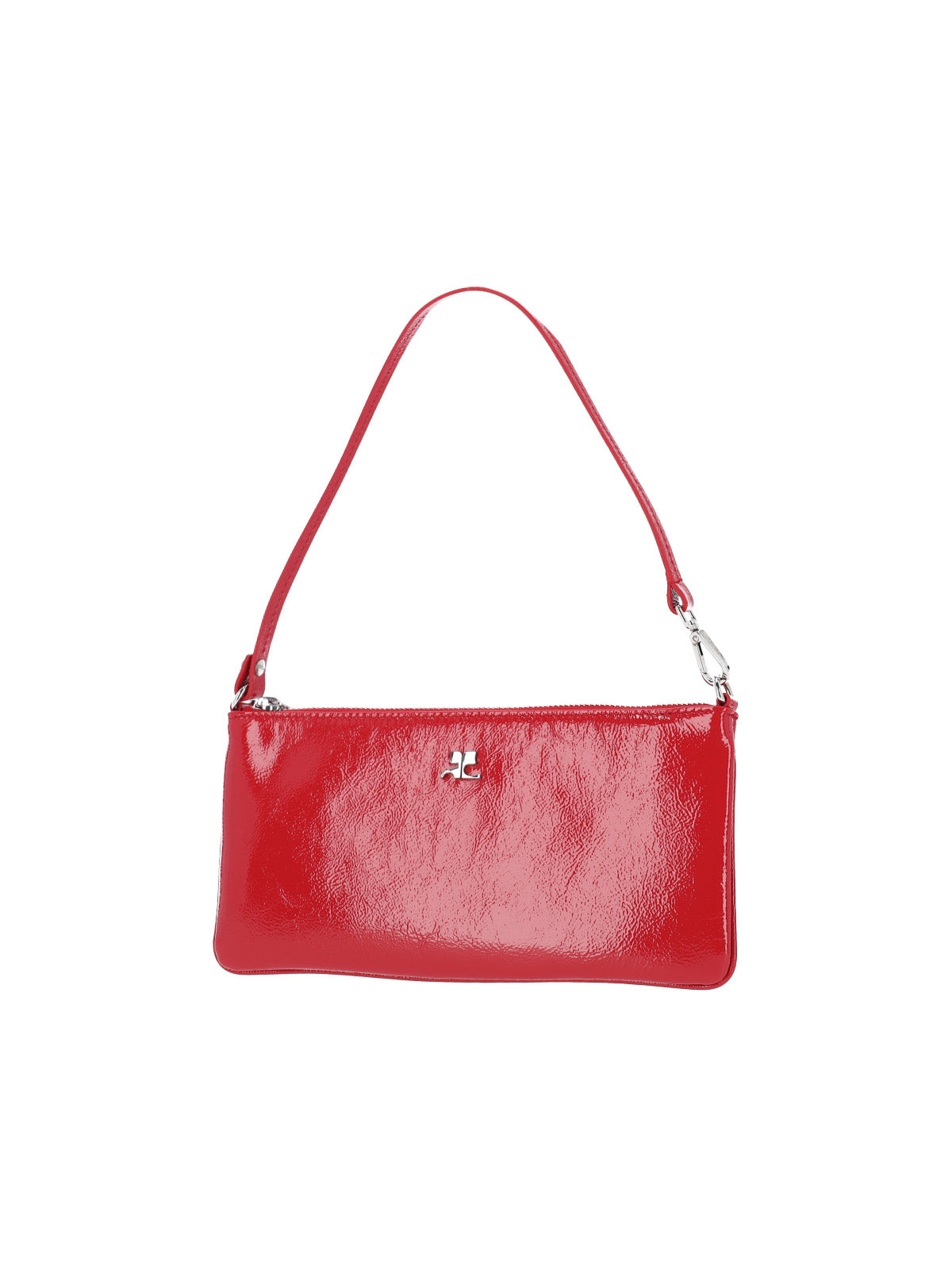 Structured Red Bag with Minimalistic Design