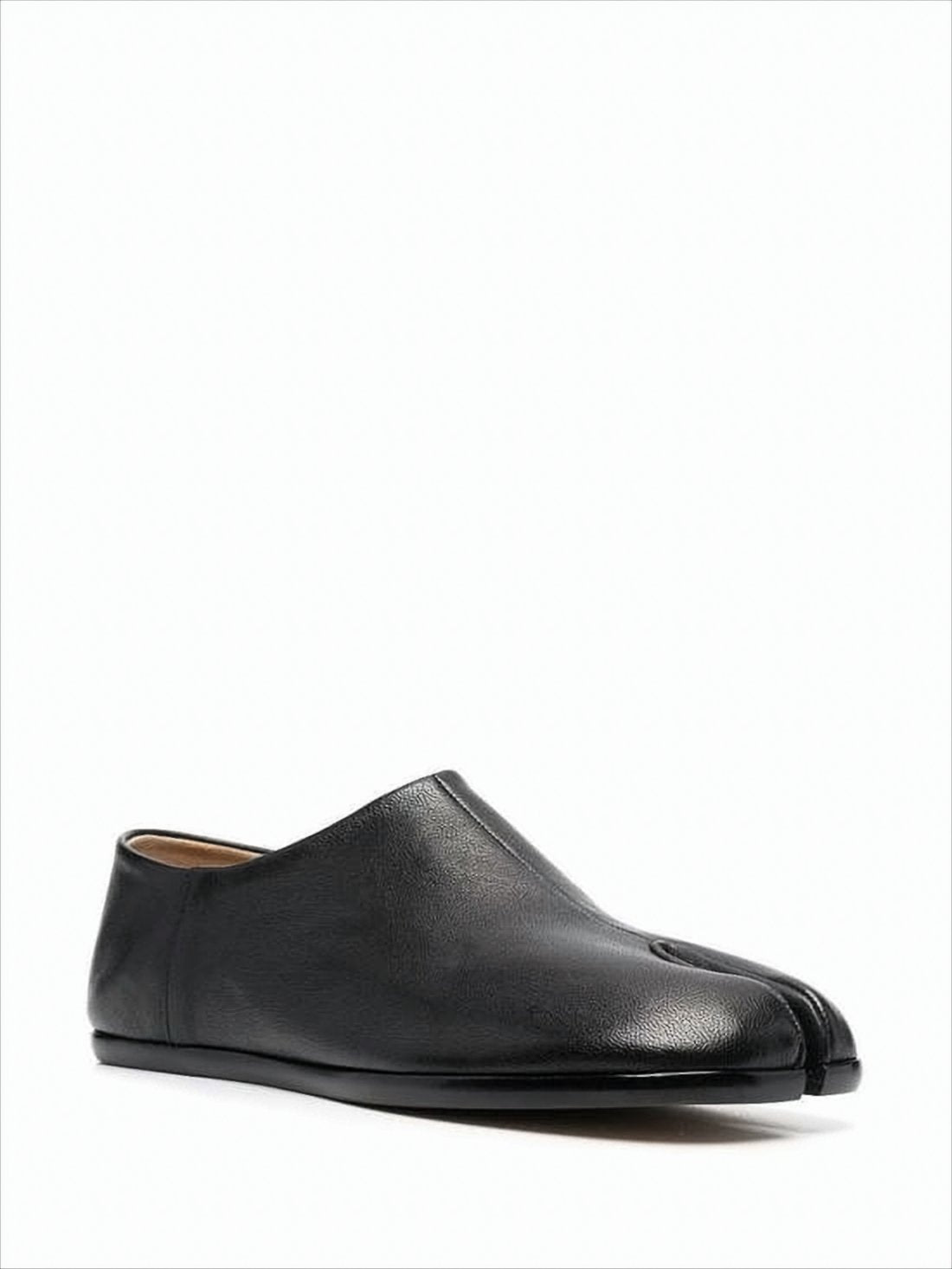 Minimalist Black Slip-On Shoes