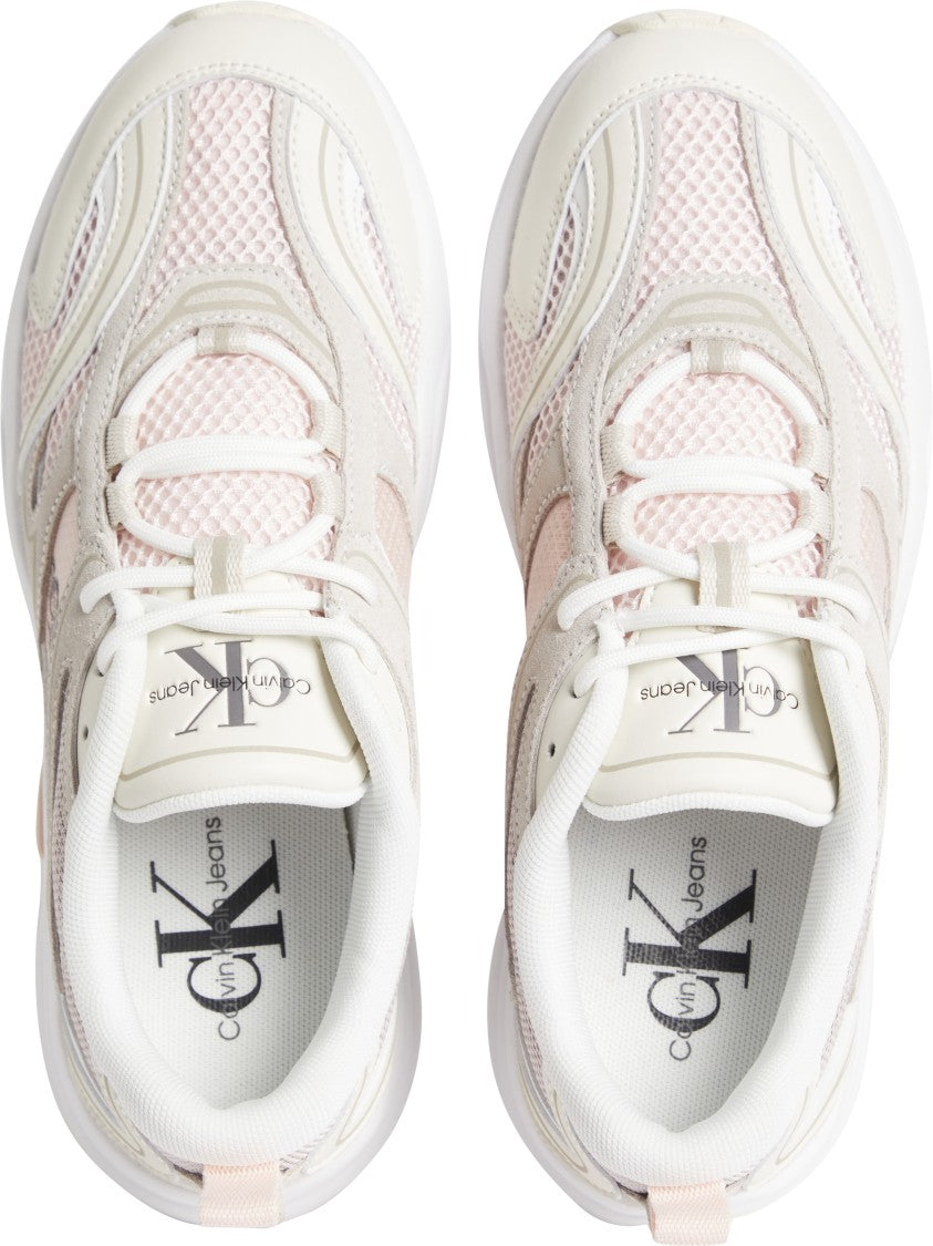 Pink Sneakers with Modern Silhouette