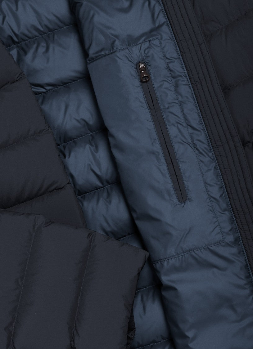 Versatile Down Jacket with Removable Hood