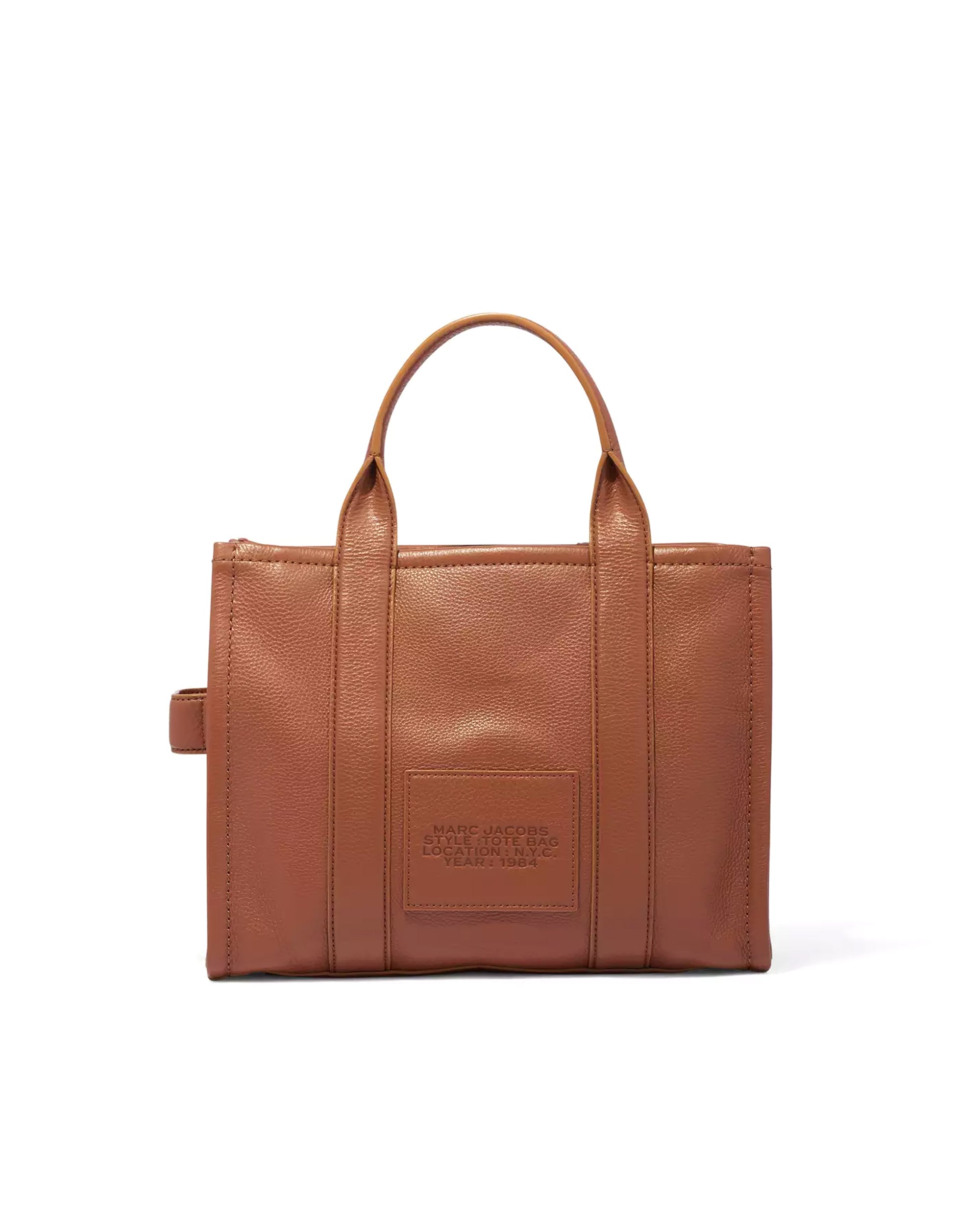 Medium Textured Leather Tote Bag