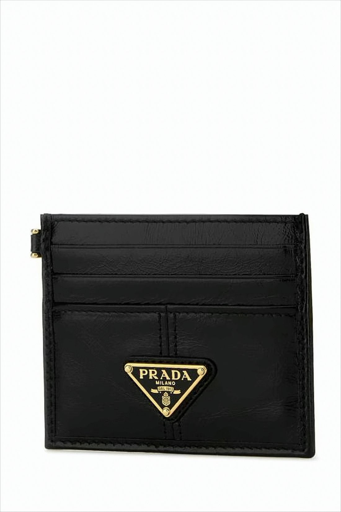 Rectangular Calf Leather Card Wallet