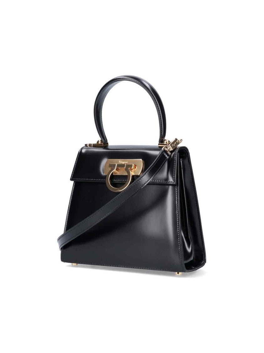 "Iconic S" Handbag – Black
