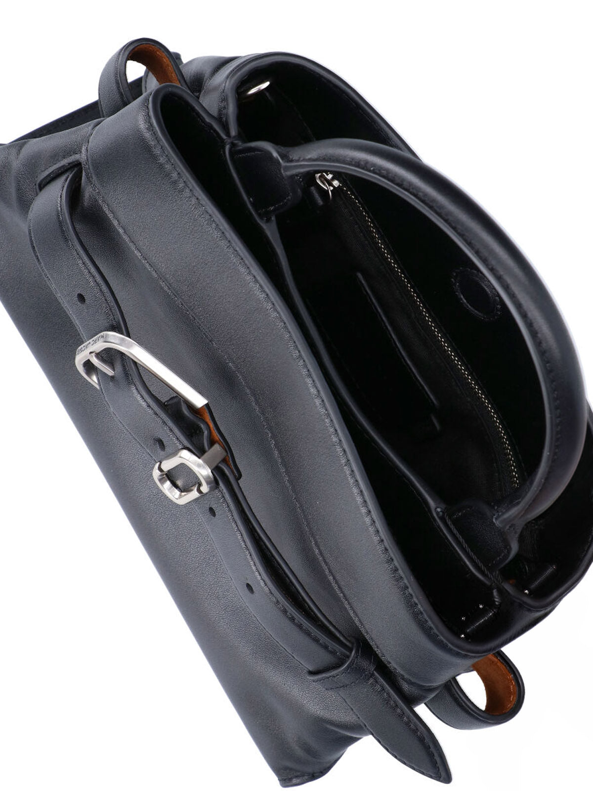 Black The Small Satchel Leather Bag