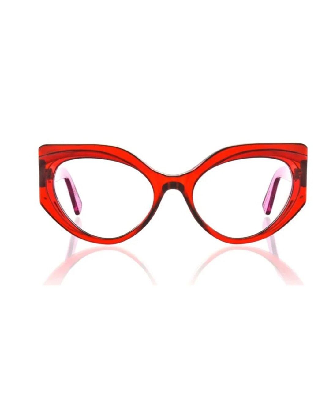 Lotus Bold Two-Tone Cat-Eye Sunglasses