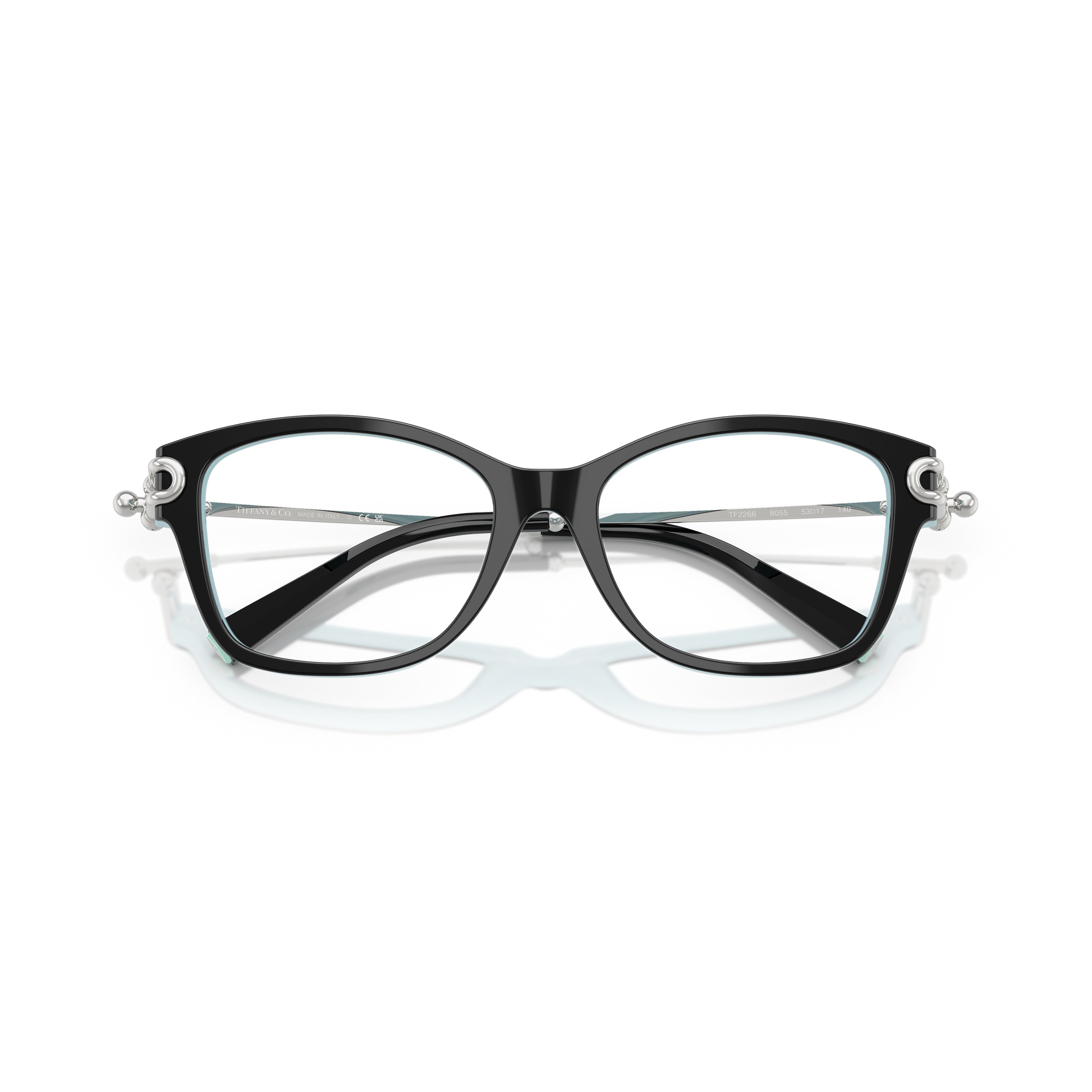 0tf2266 Dual-Tone Rectangular Acetate Eyeglasses