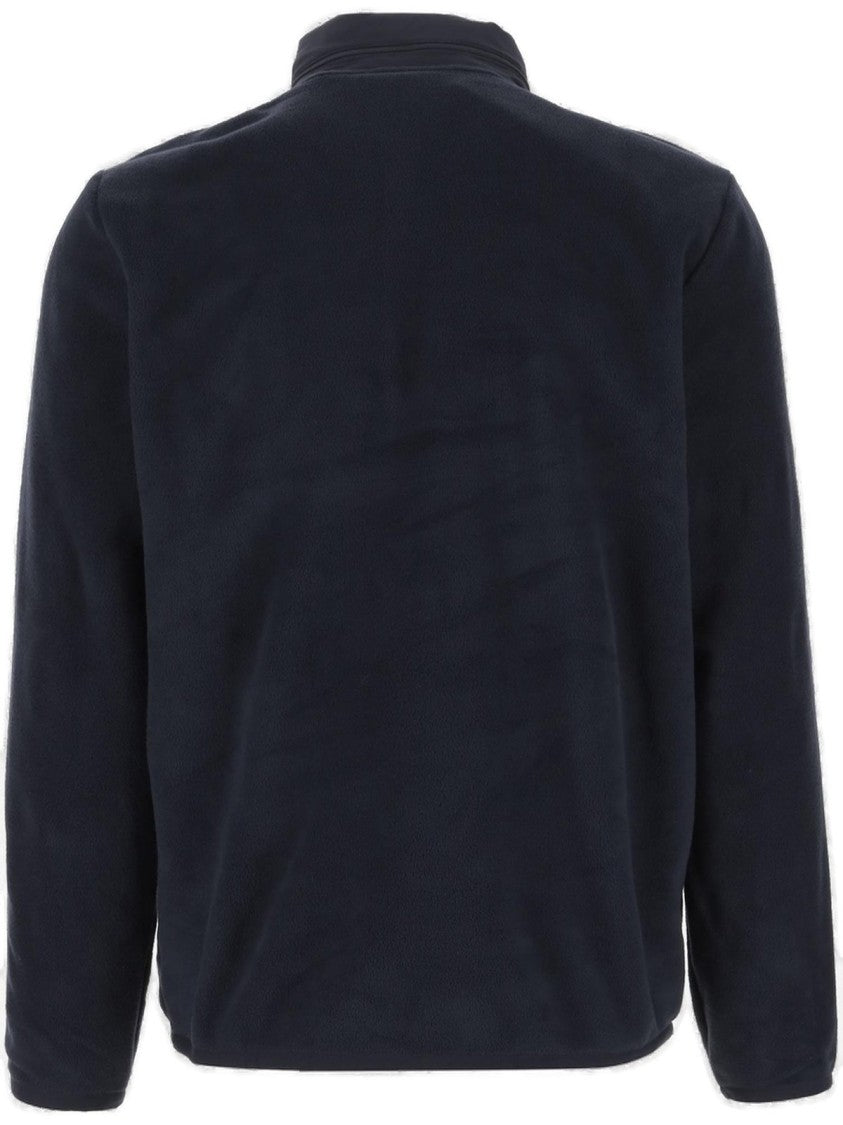 High Collar Zip-Up Knit Pullover by Polo Ralph Lauren
