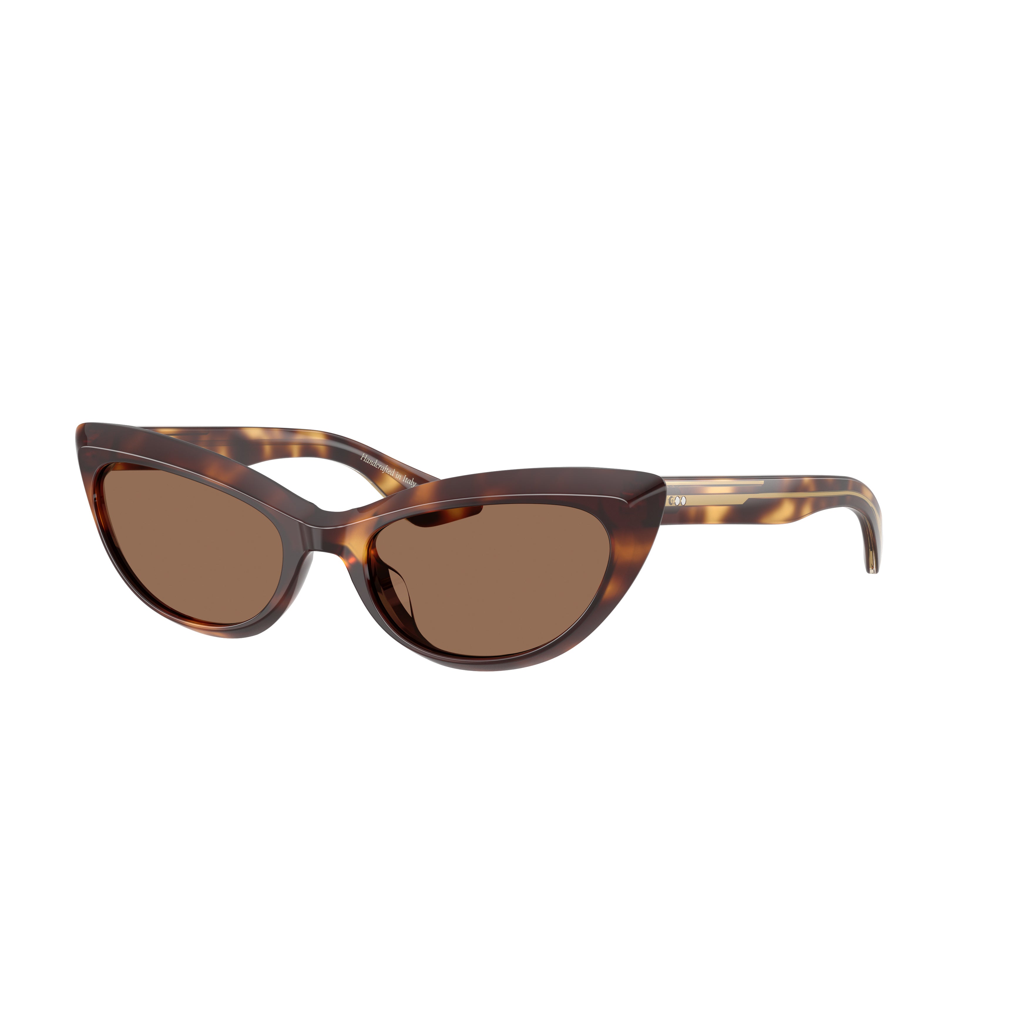 0ov5621su Cat-Eye Tortoiseshell Acetate Sunglasses with Brown-Tinted Lenses