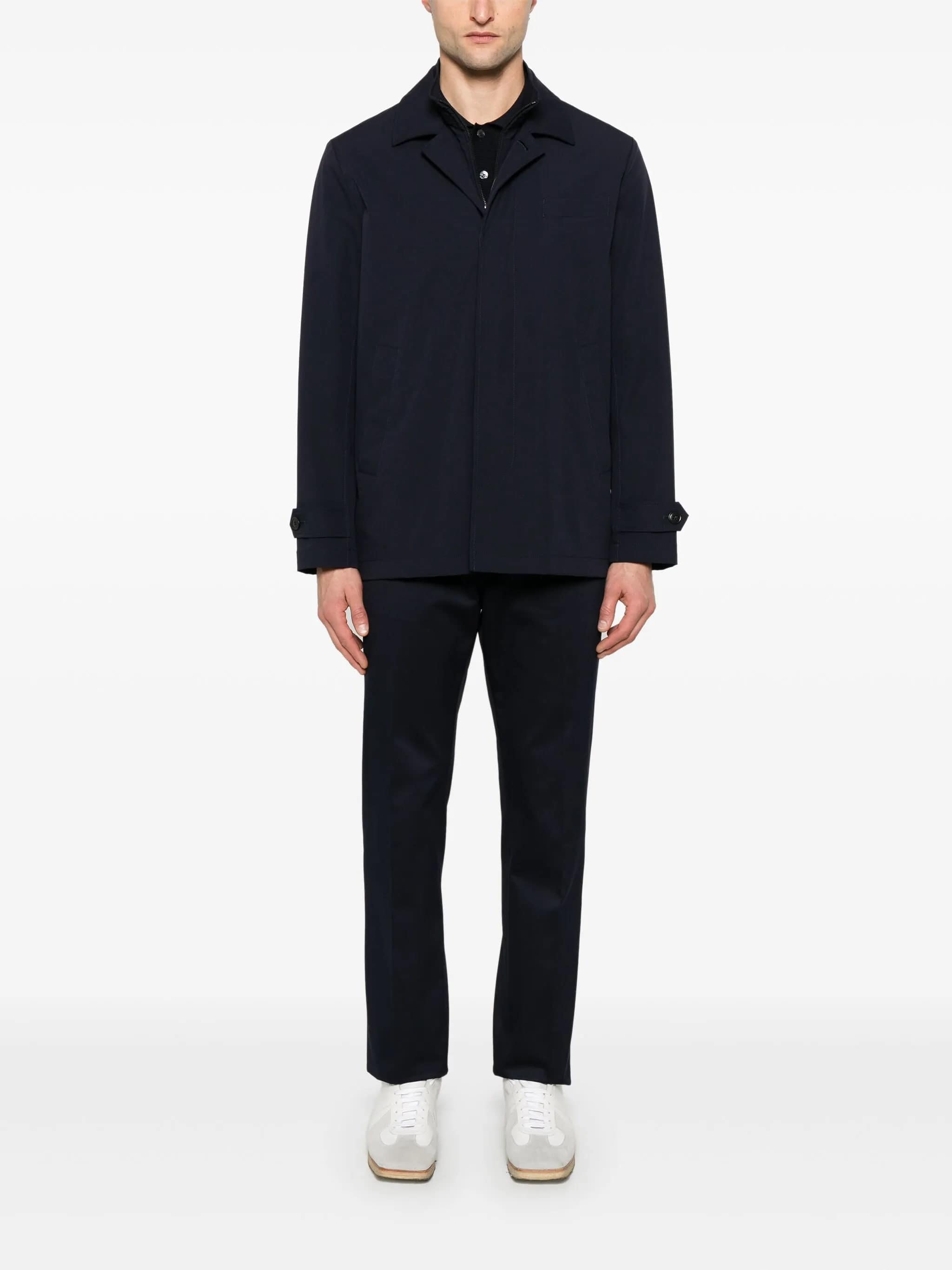 Morning Stretch Minimalist Black Mens Jacket