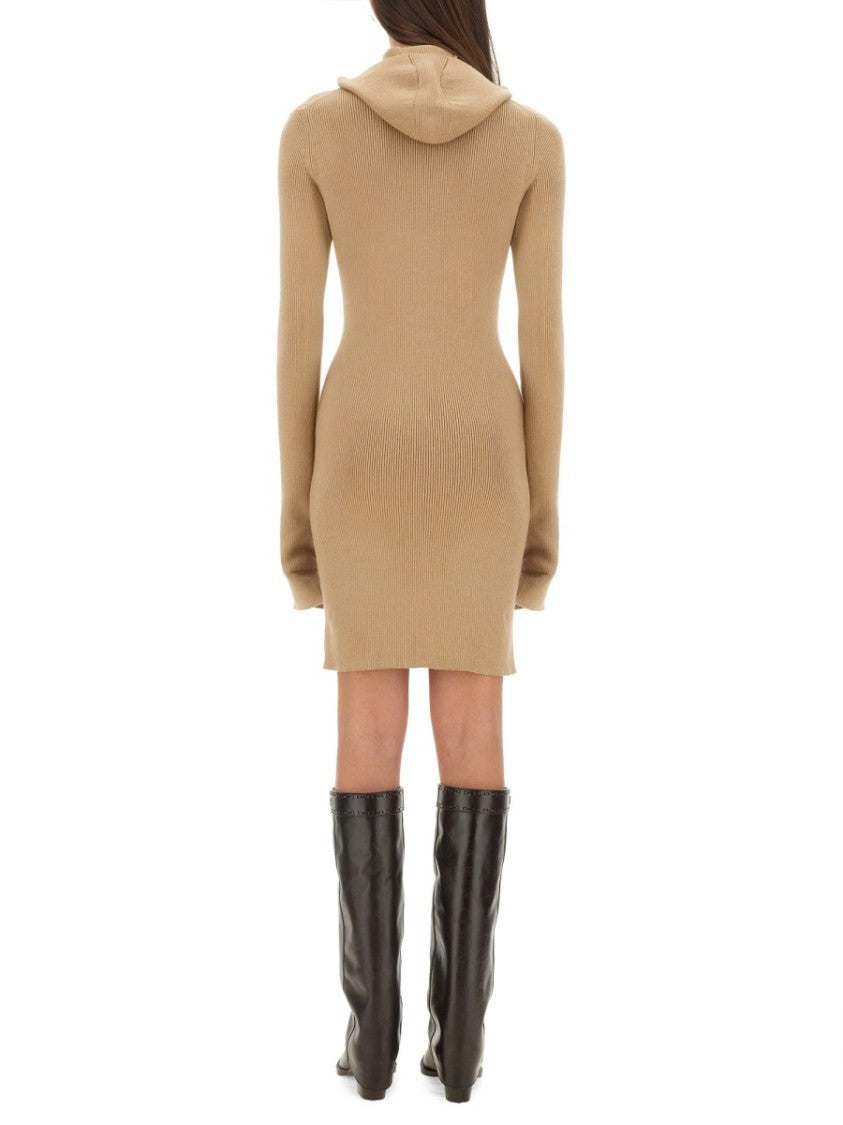 Slim-Fit Wool And Silk Dress
