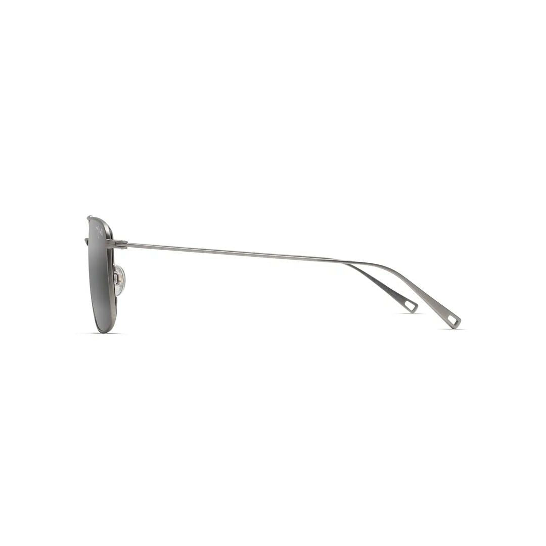 Aeko Rectangular Metal Sunglasses with Double Bridge Design