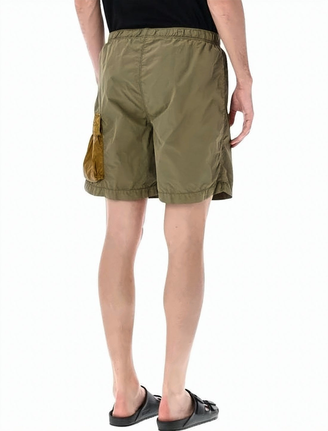 Brown Relaxed Fit Polyamide Shorts