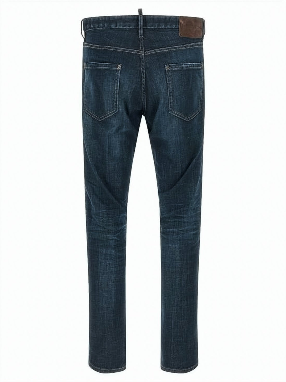 Straight-Leg Denim Pants