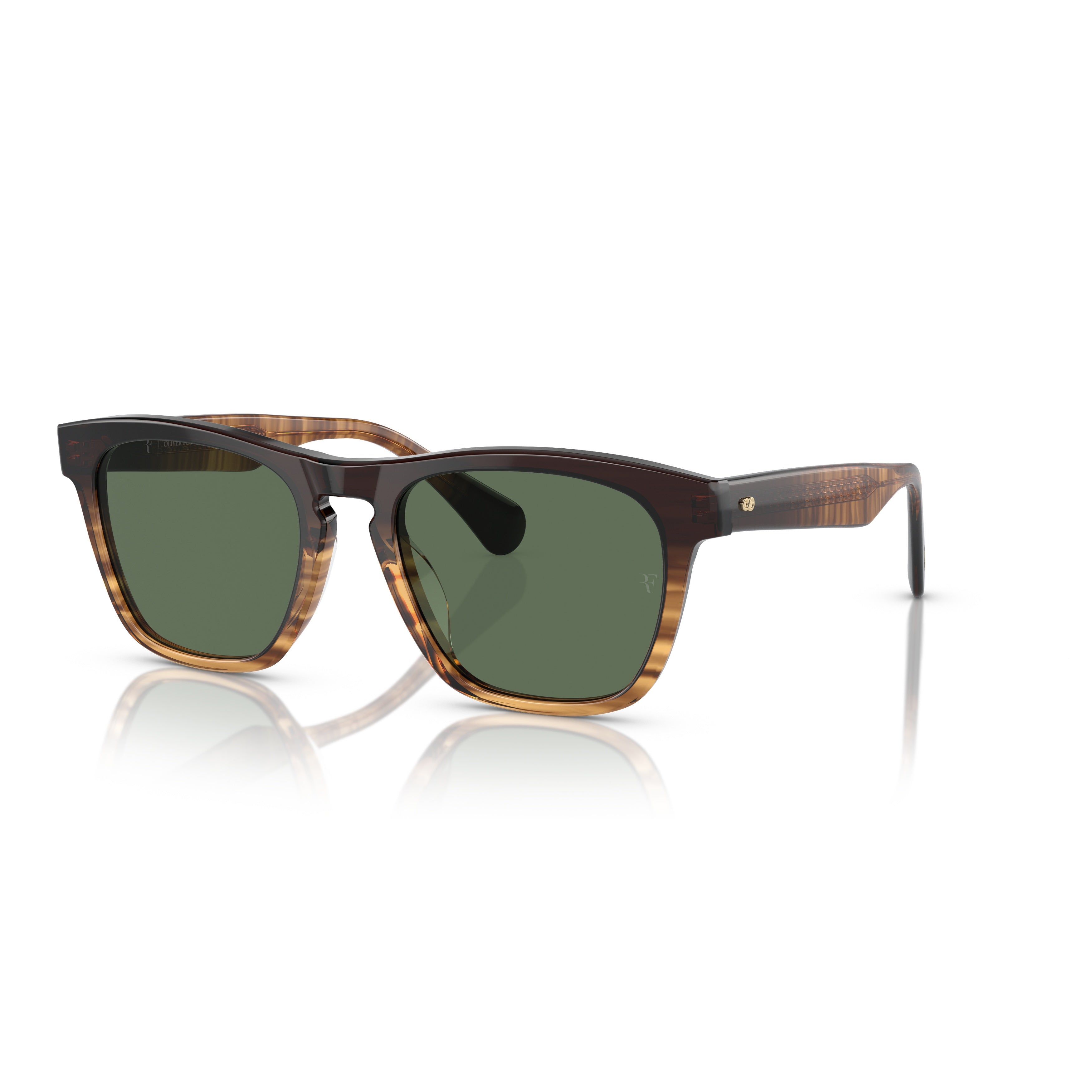 0ov5555su Square Gradient Tortoiseshell Acetate Sunglasses