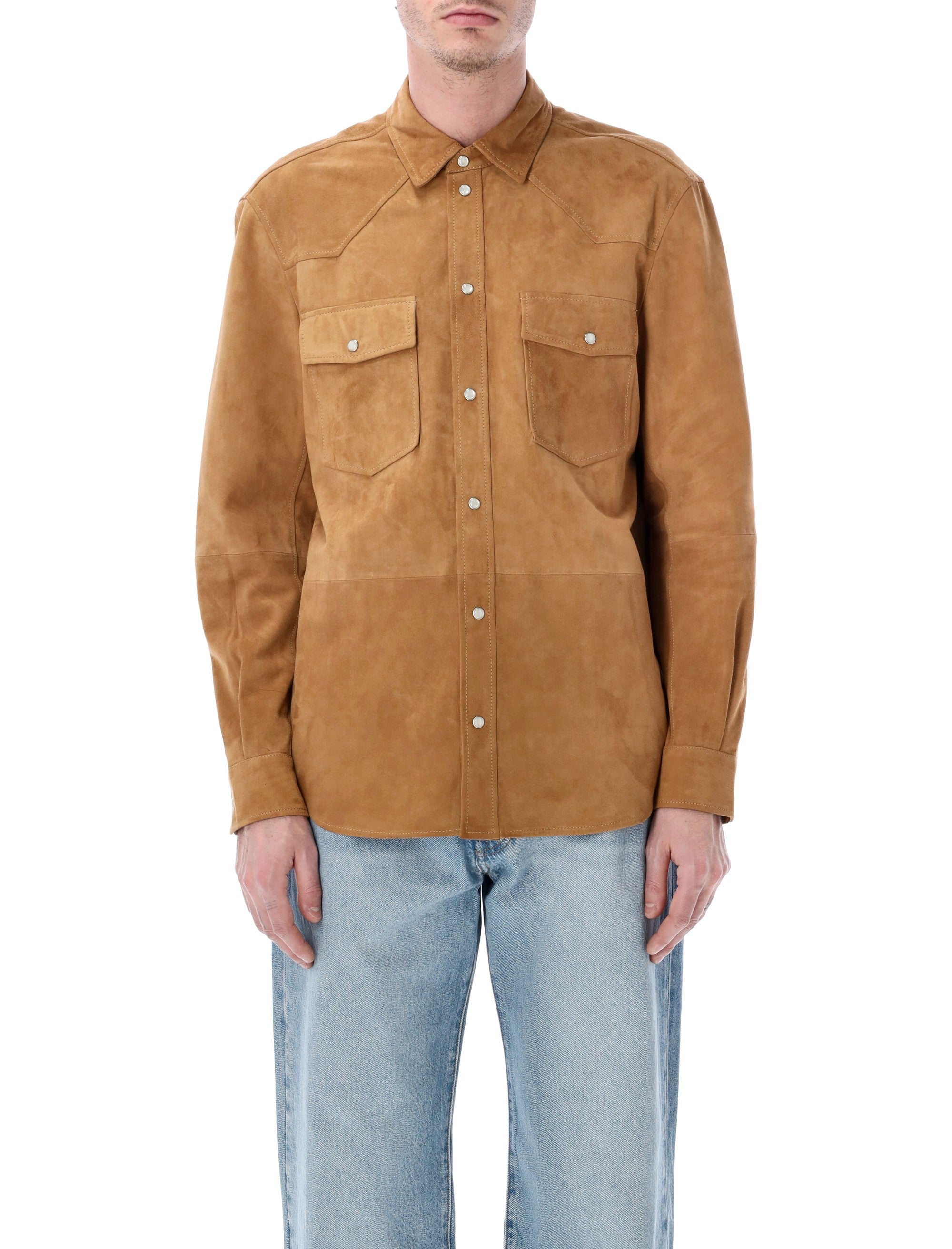 Sword 6.6.44 Suede Texan Shirt