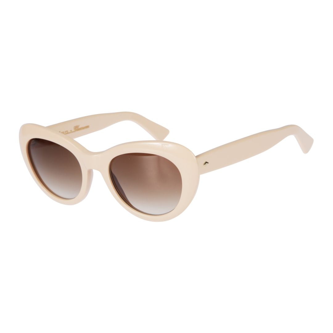 Capri New-S Rounded Cat-Eye Sunglasses with Gradient Lenses