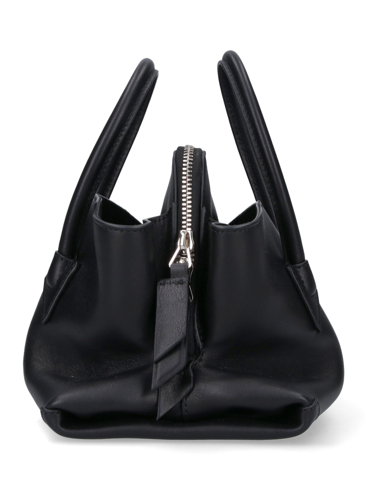 Black La Passeggiata Asymmetrical Leather Bag