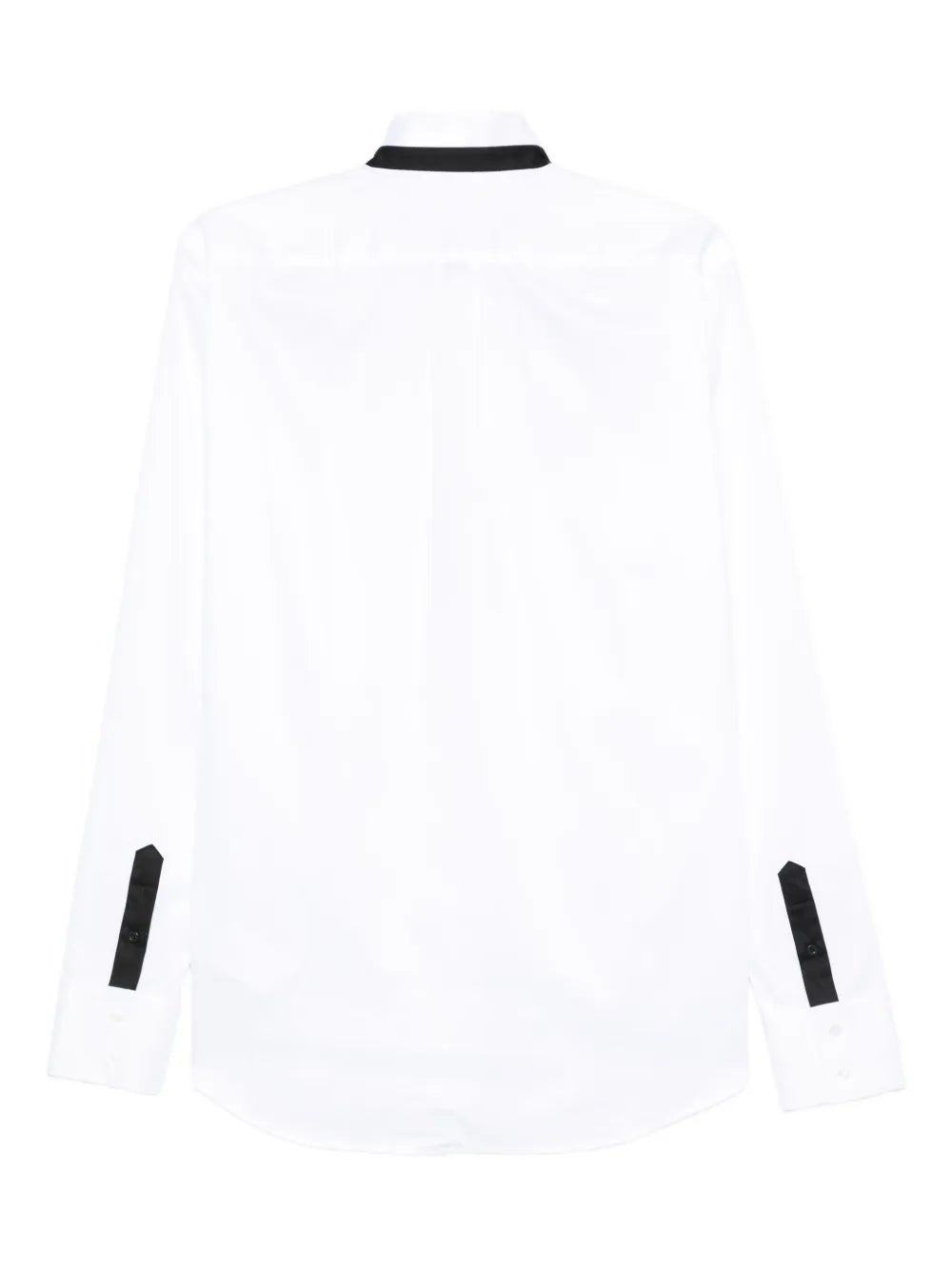 Tailored White Shirt with Structured Collar