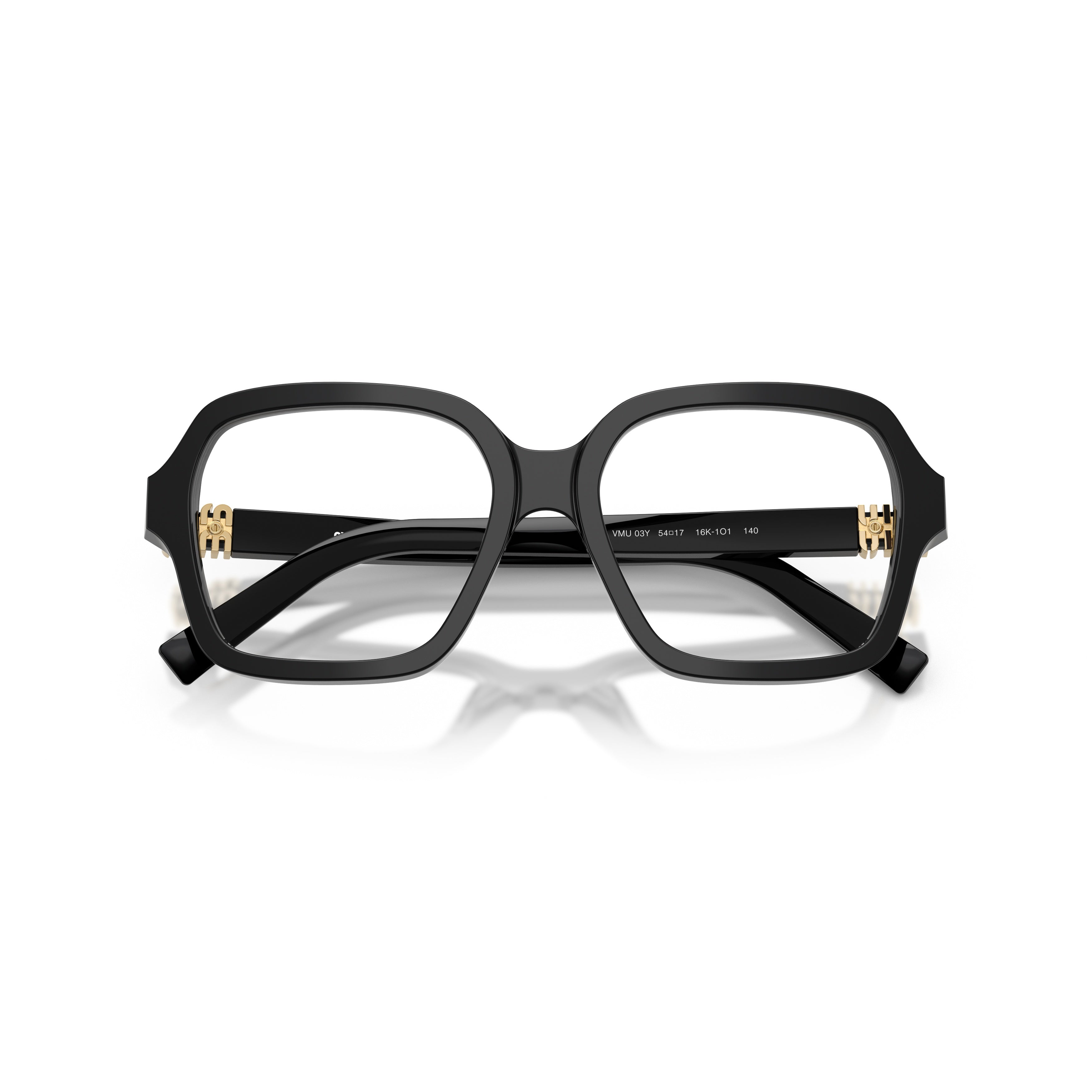 0mu 03yv Oversized Square Frame Black Acetate Sunglasses