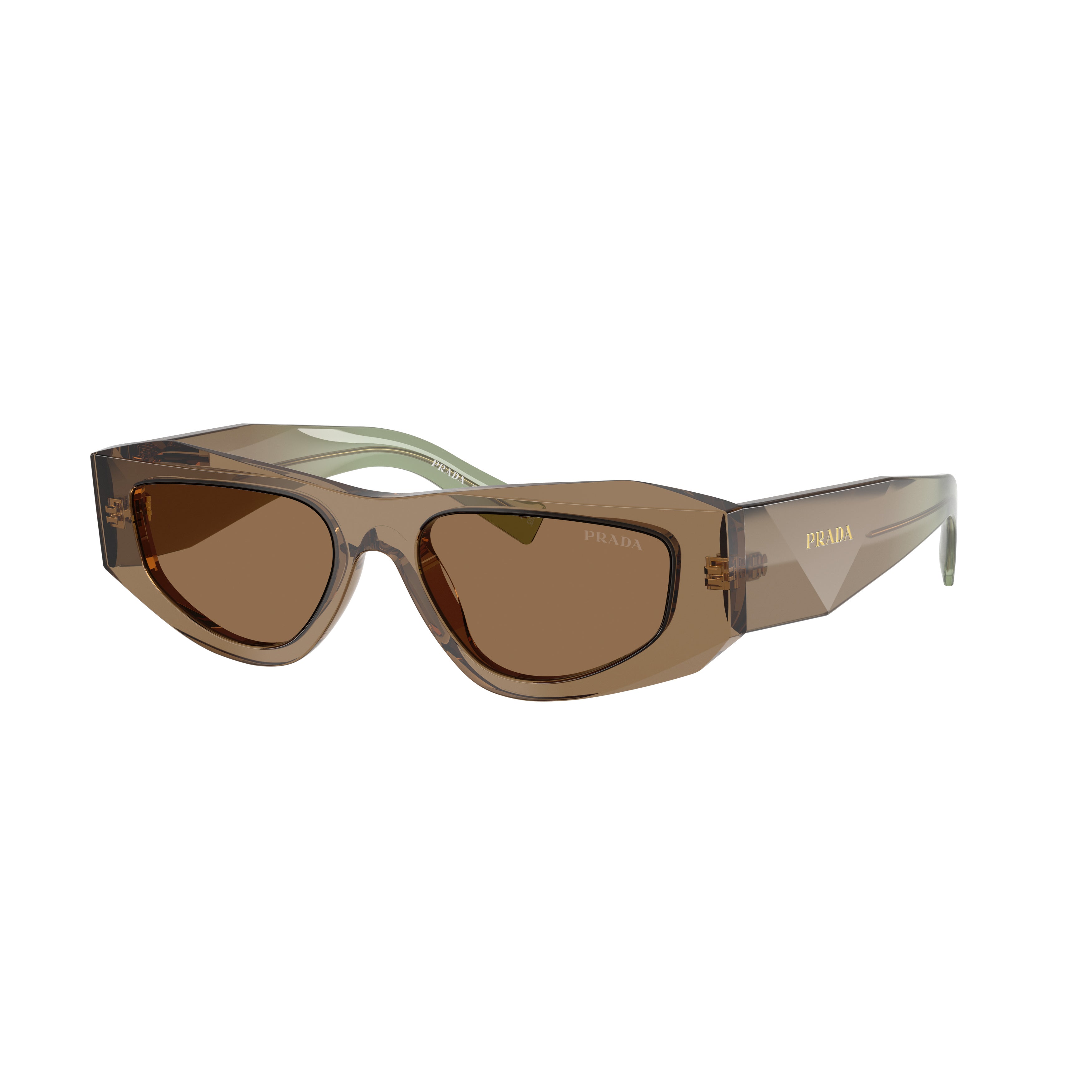 0pr B19s Translucent Brown Acetate Sunglasses