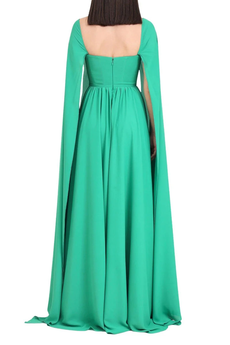 Long Stretch Dress - Green