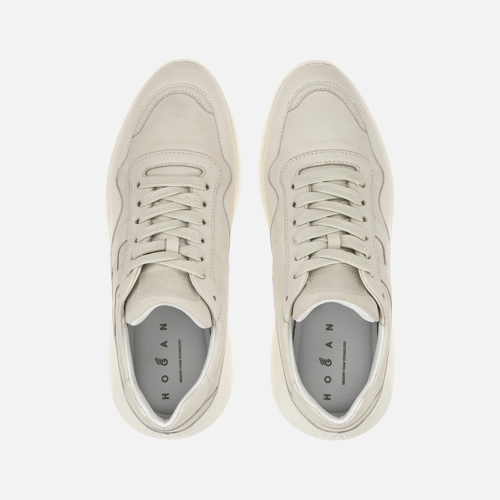 Interactive3 Leather Sneakers With Cushioned Sole