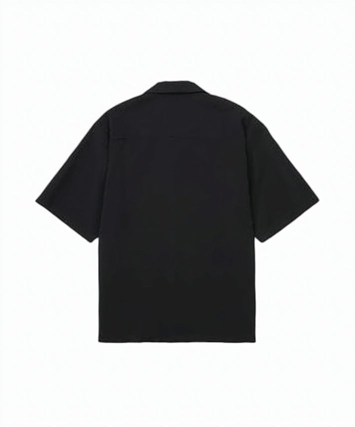 Boxy Black Polo Shirt