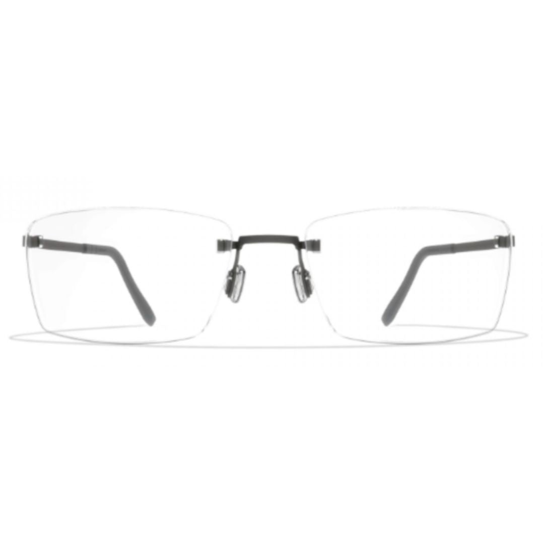 Bf941 Aero A-N Rimless Rectangular Eyeglasses with Matte Black Temples