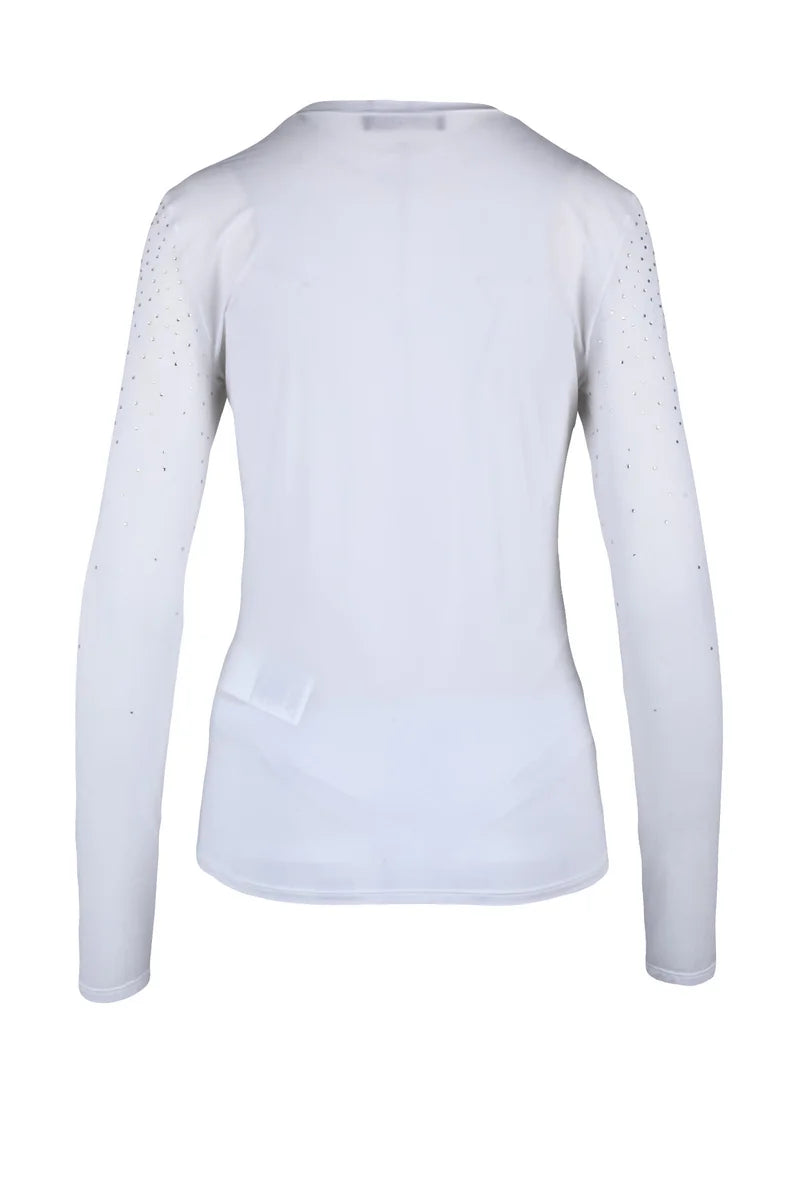 White Technical Stretch Polyamide Elastane T-shirt
