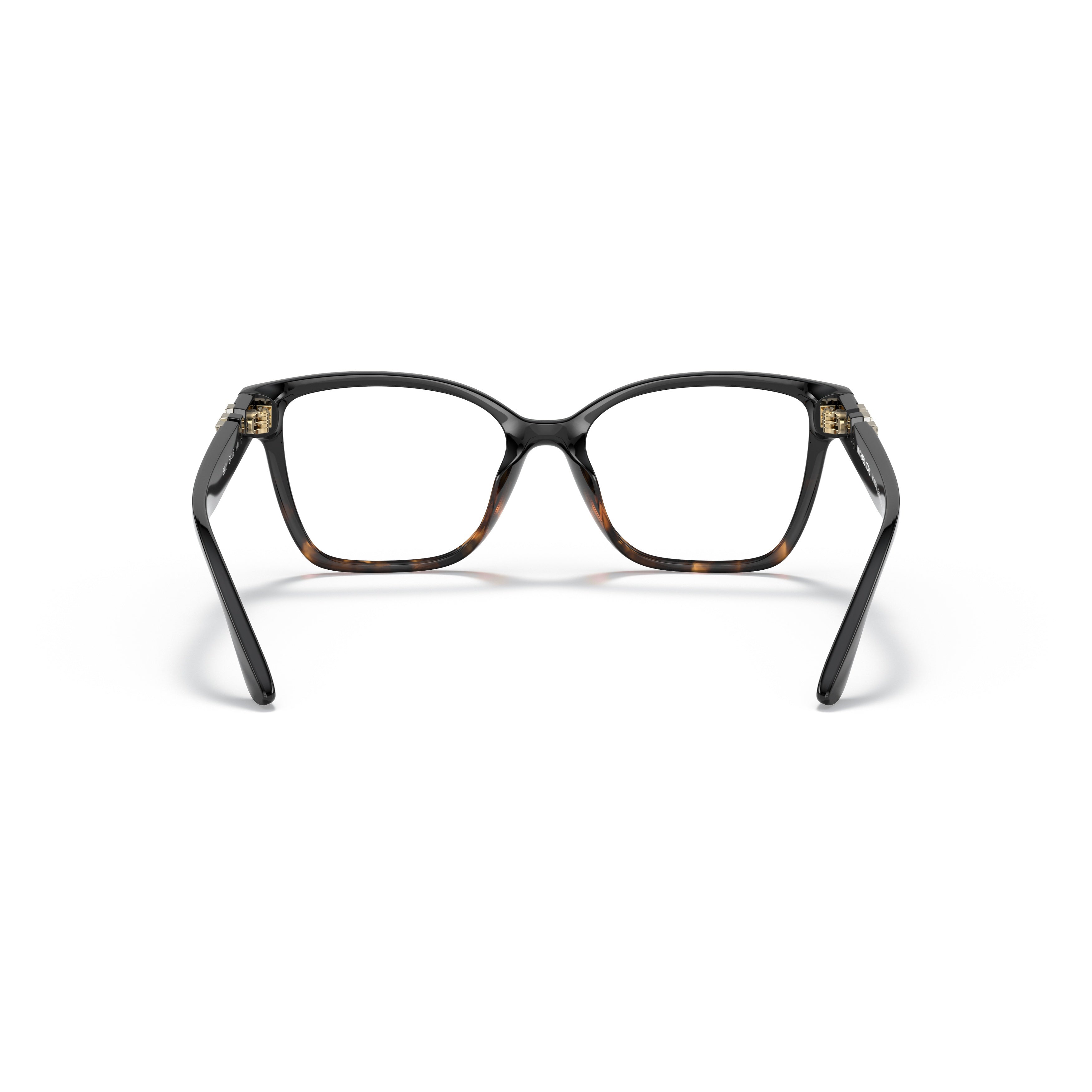 0mk4094u Bold Square Frame Eyeglasses with Glossy Finish