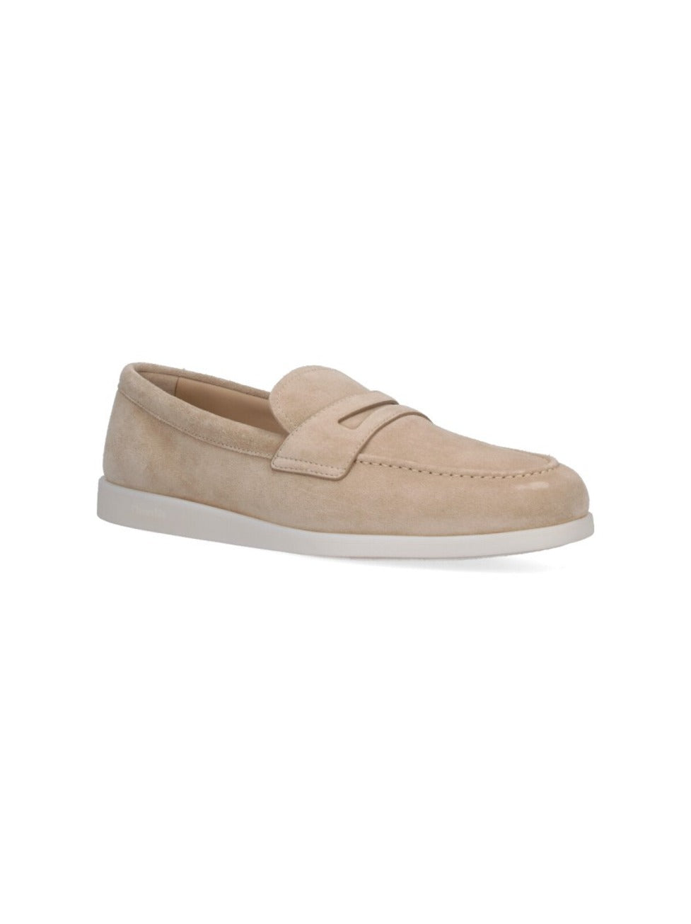 Suede Loafers – Beige
