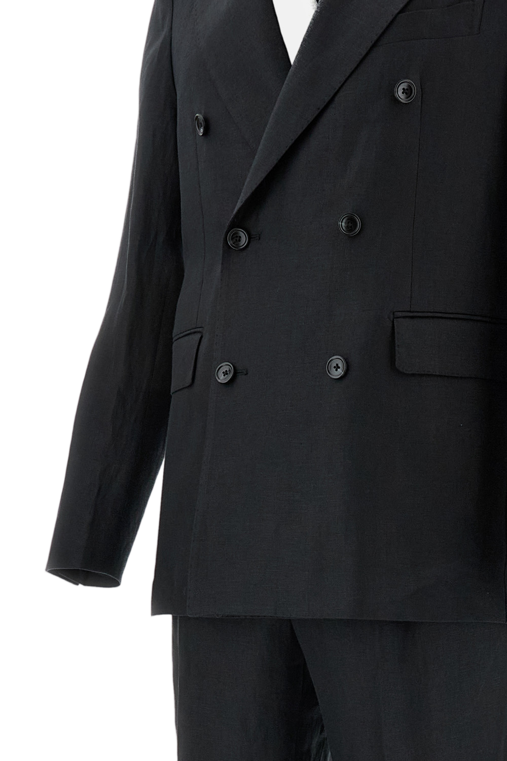 Vesuvio Linen Double-Breasted Suit