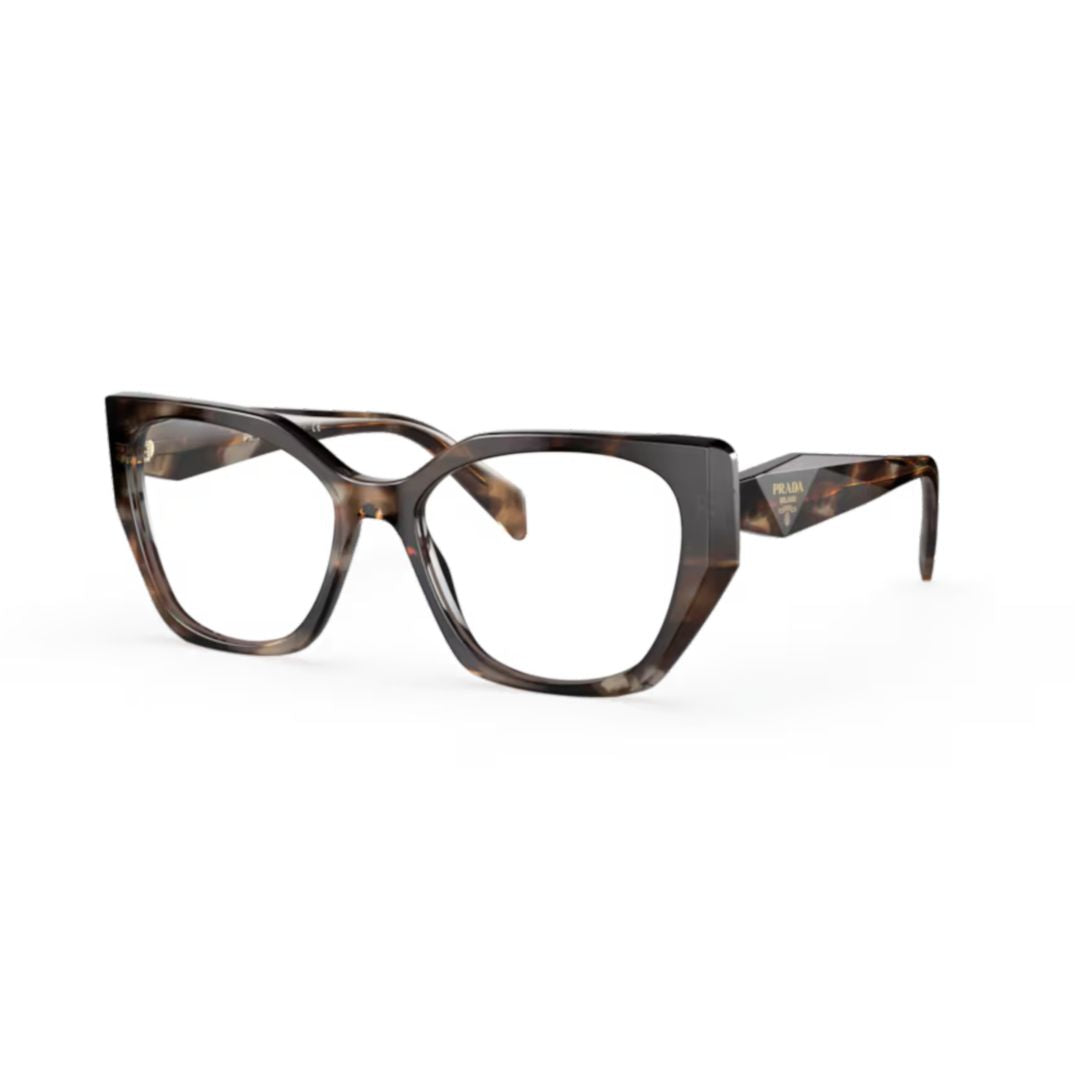 0pr 18wv Oversized Square Tortoiseshell Frame Eyeglasses