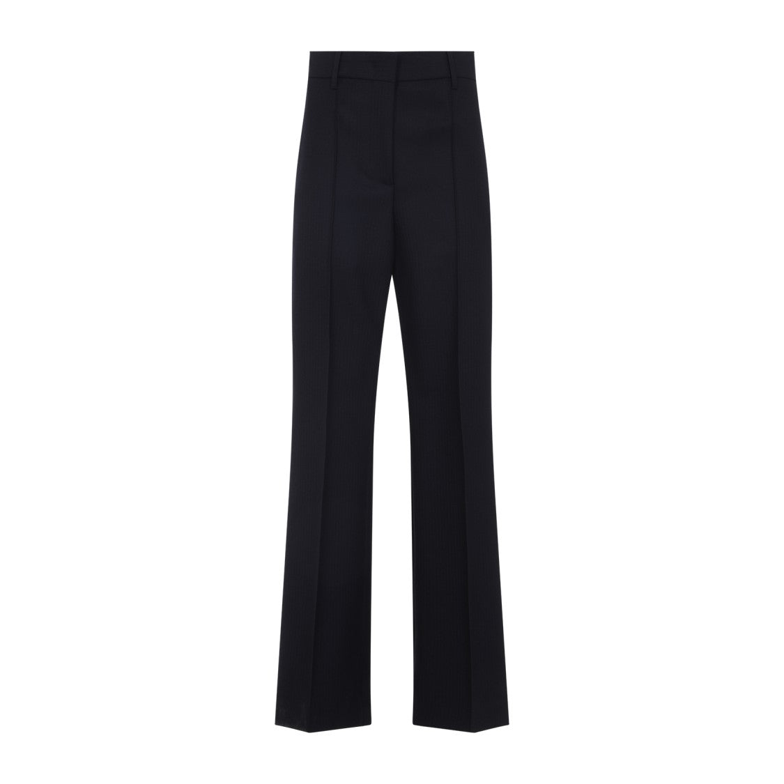 High-Waisted Wide-Leg Trousers In Virgin Wool