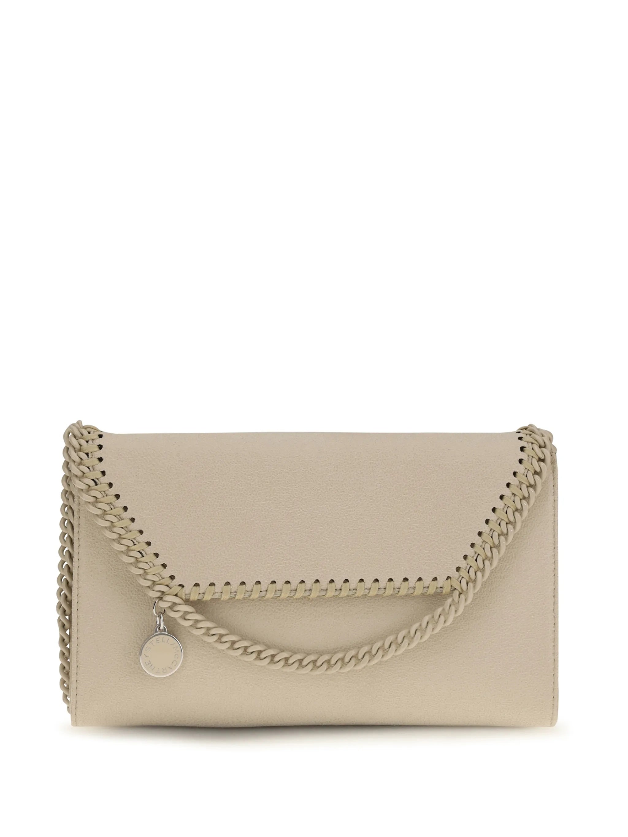 Rectangular Polyester Wallet Bag With Chain Detail