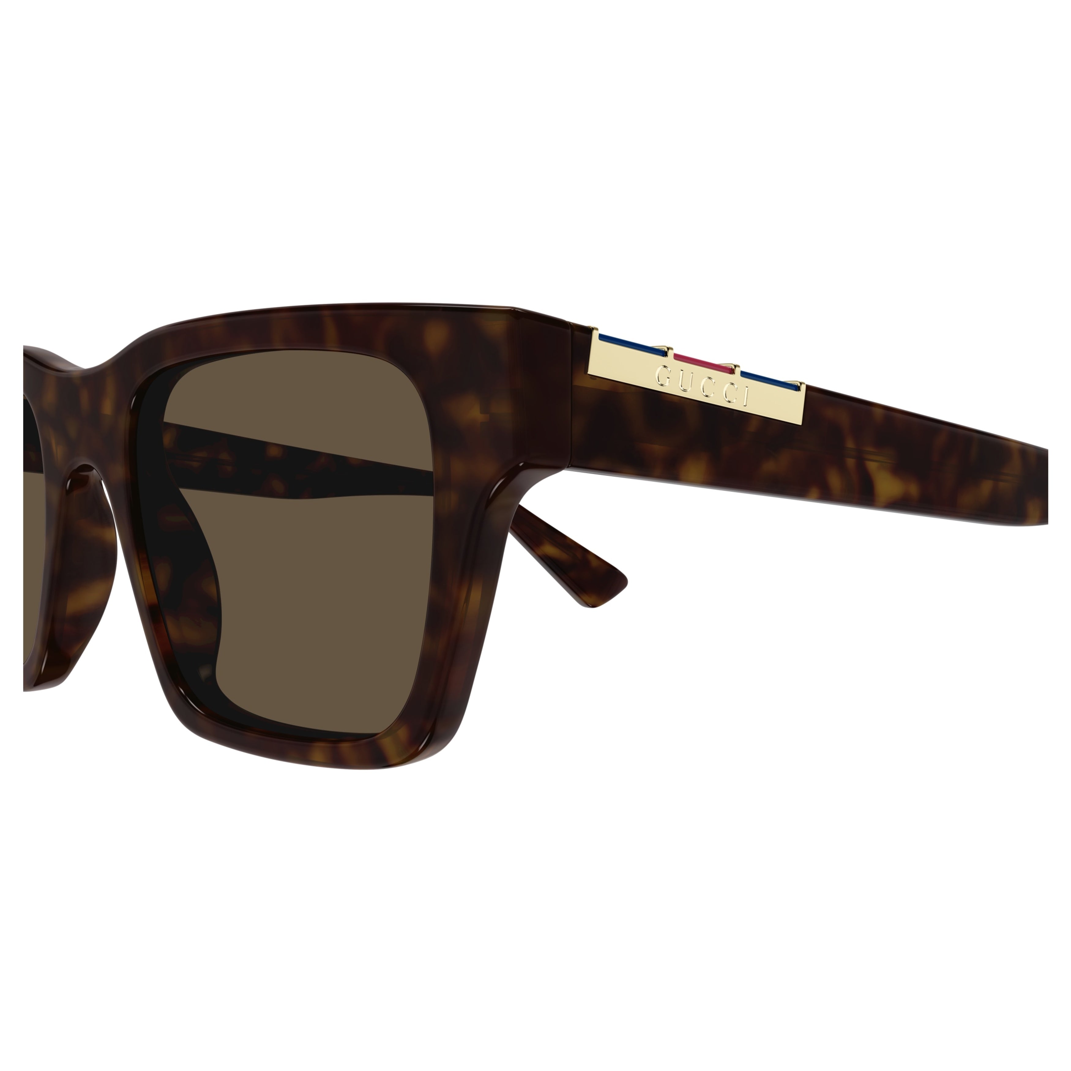 Gg1889s Bold Tortoiseshell Square Frame Sunglasses