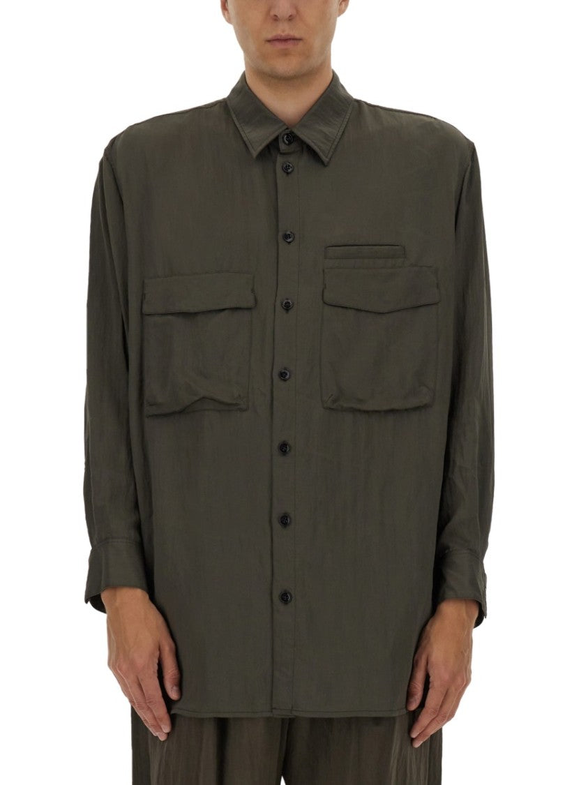 Relaxed Fit Utility Overshirt