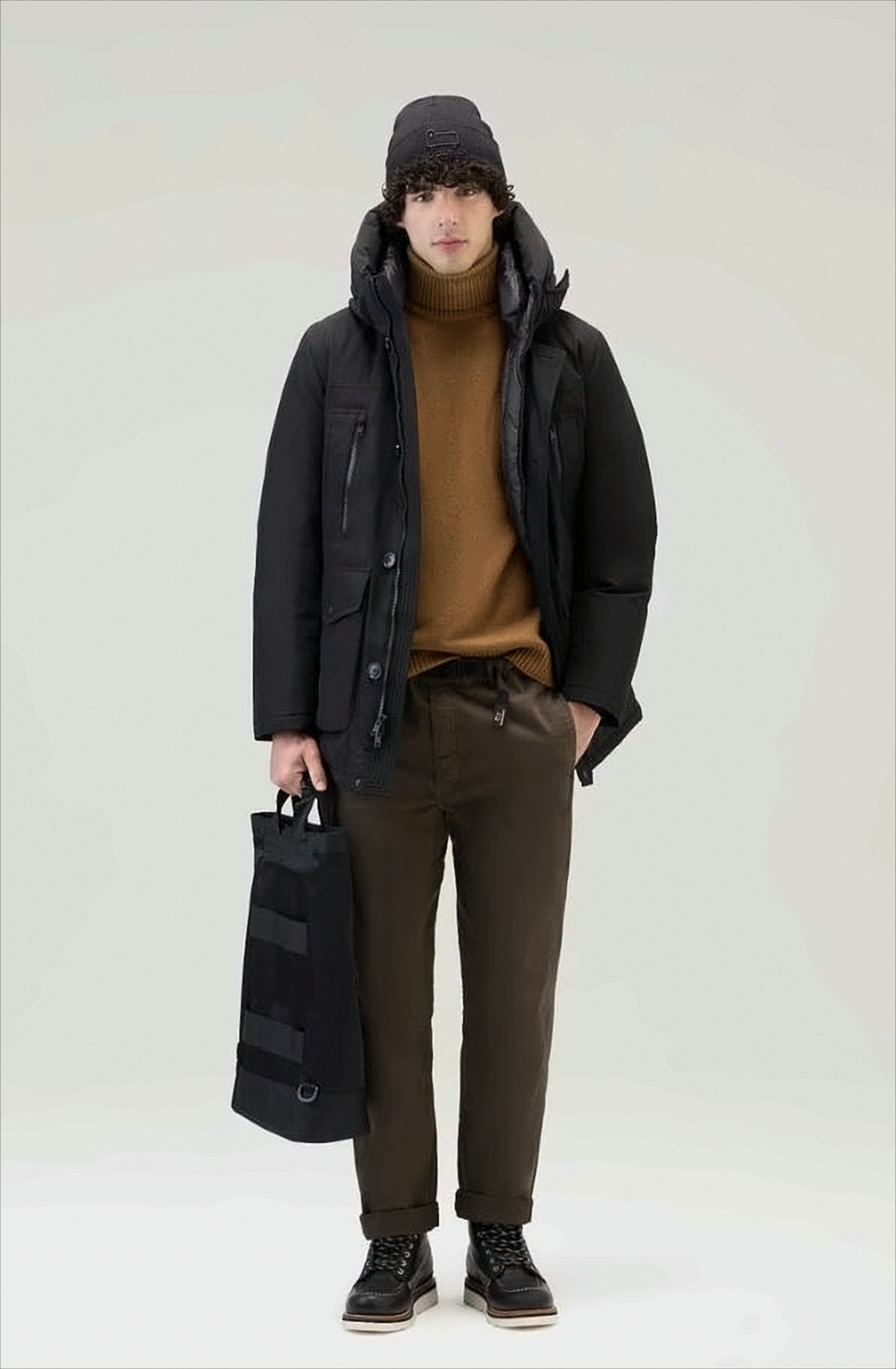 Arctic Parka With Adjustable Drawstring Waist