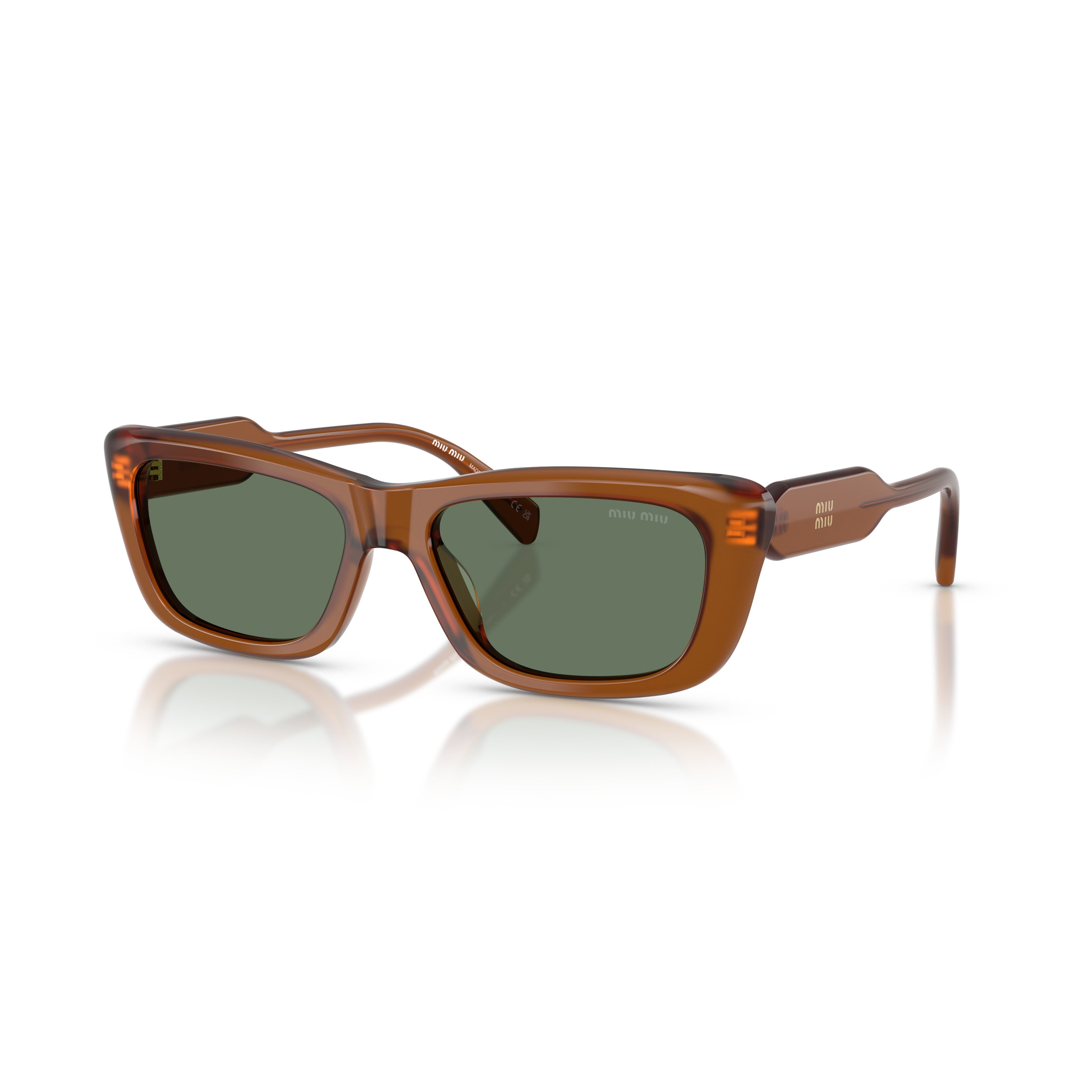 0mu B12s Thick Acetate Rectangular Sunglasses