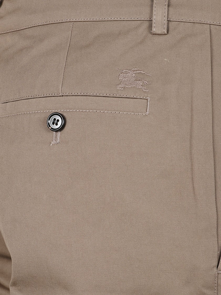 Cotton Chino Trousers With Straight-Leg Silhouette