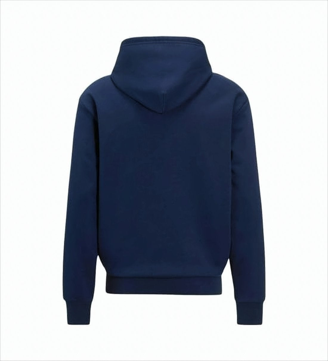 Navy Blue Embroidered Hoodie