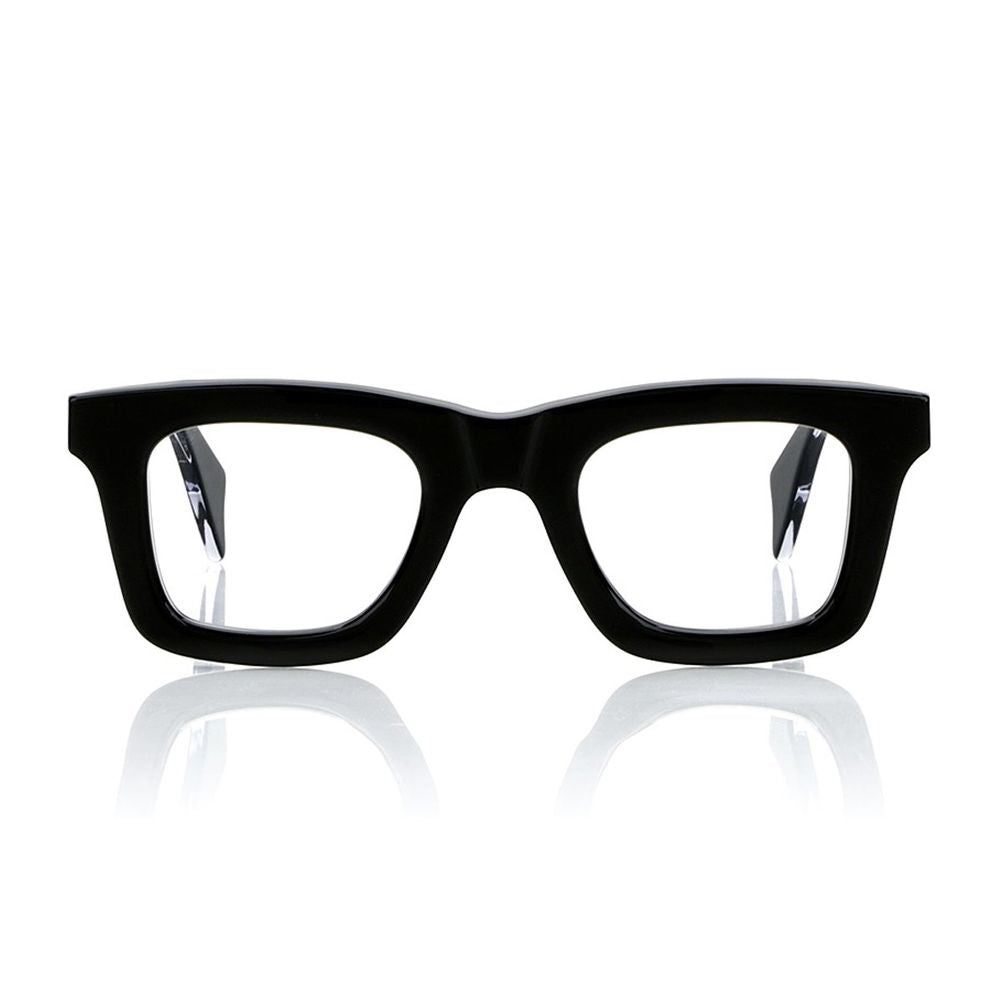 Concept Eyewear Mk308 Squared Black Mazzucchelli Acetate Eyewear