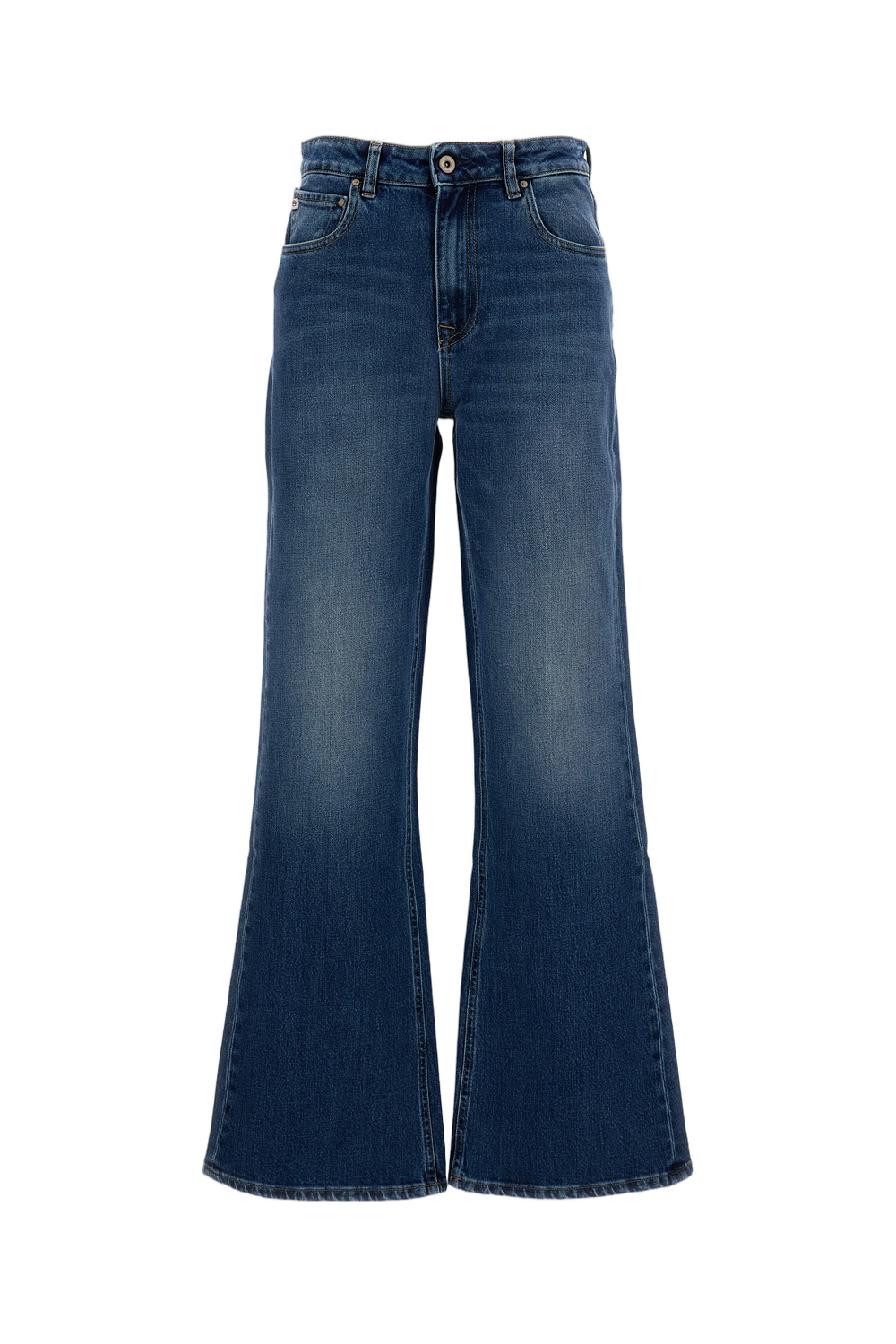Classic Straight-Leg Jeans with Traditional Five-Pocket Styling