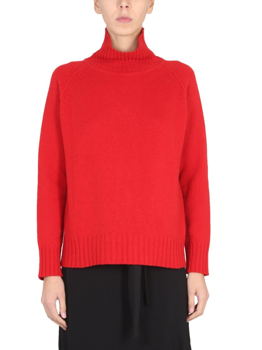 Ribbed High Neck Turtleneck Shirt