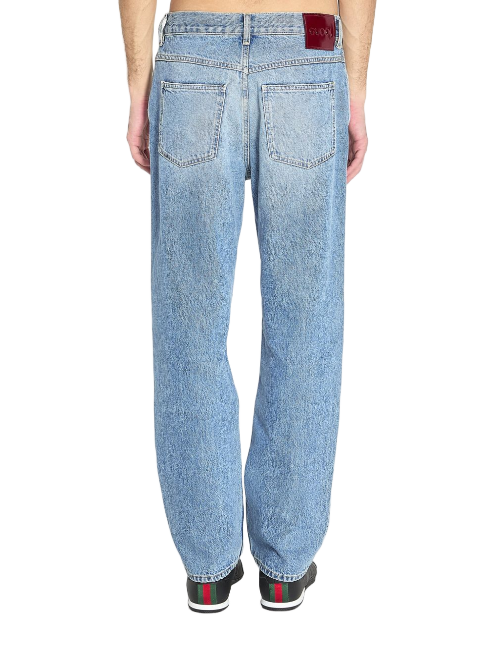 Relaxed Fit Light Blue Denim Trousers