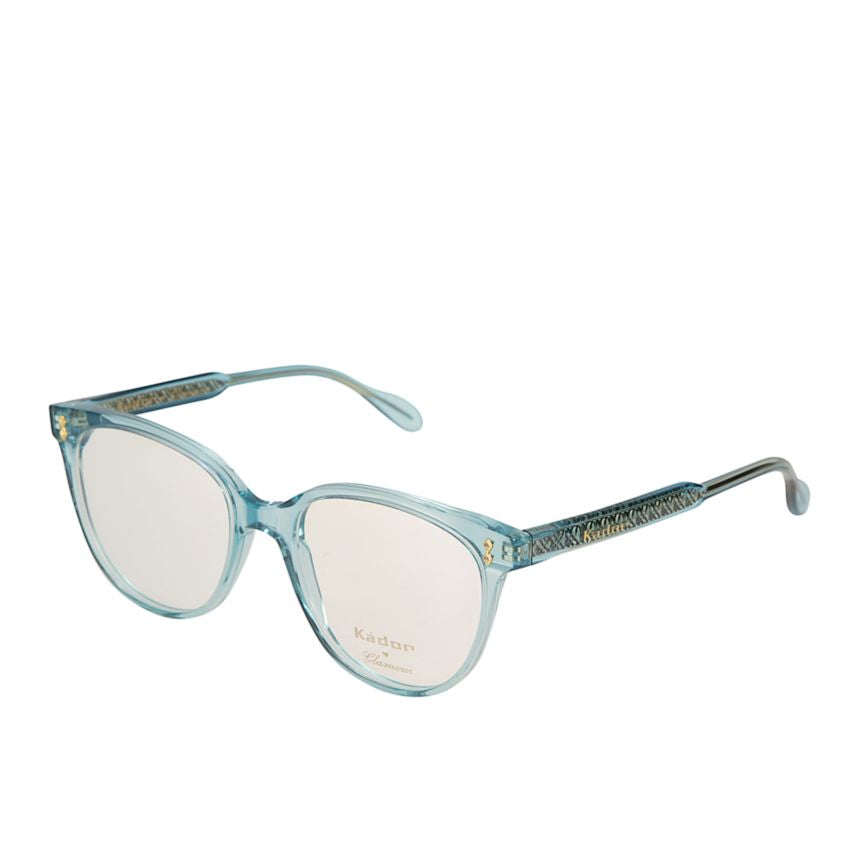 Nikla Glamour Translucent Light Blue Cat-Eye Eyeglasses